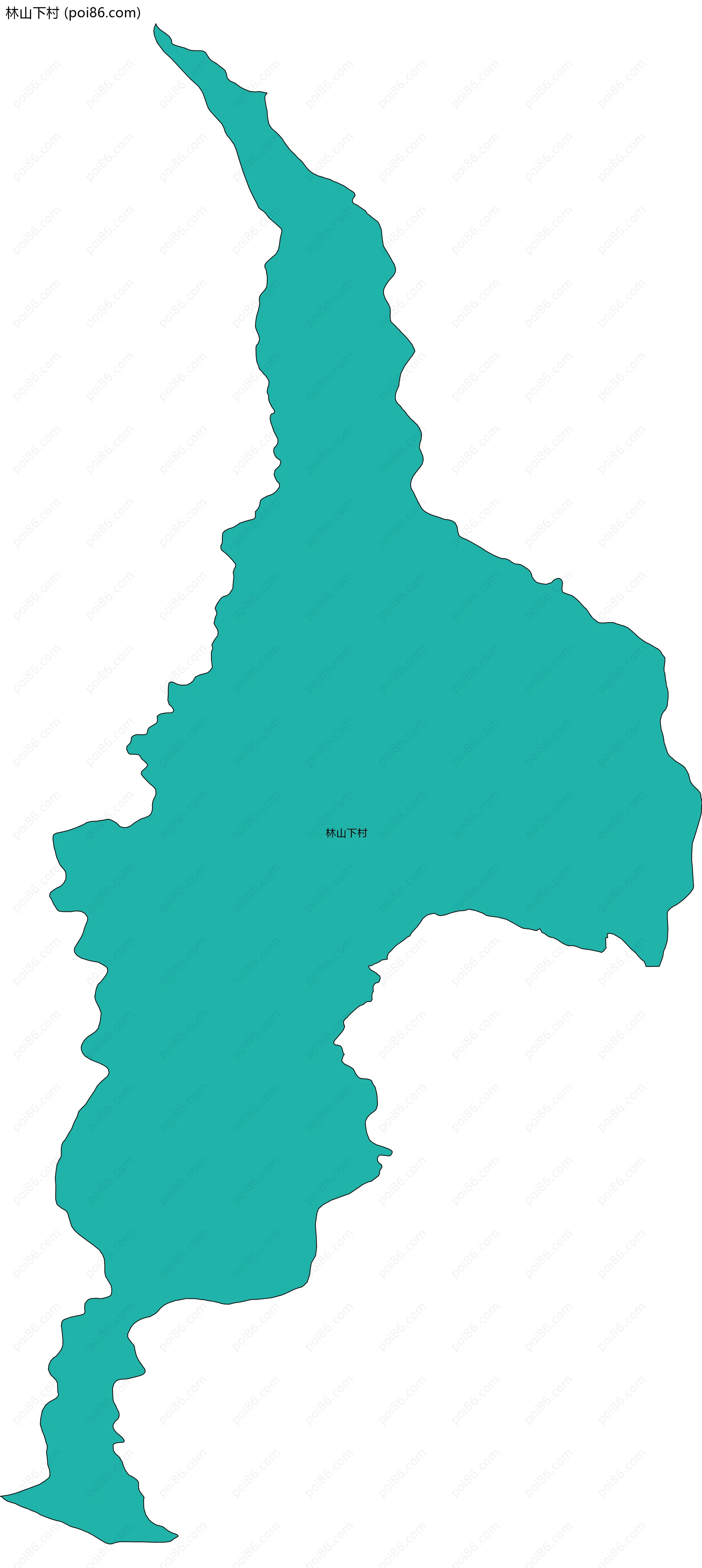 林山下村边界地图