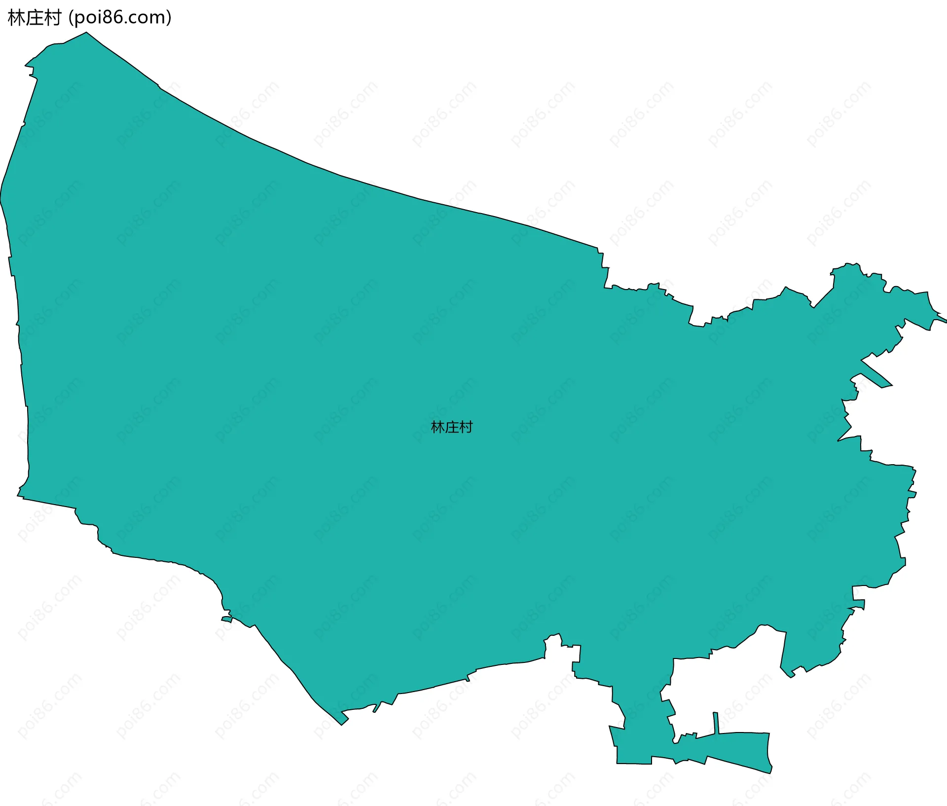 林庄村边界地图