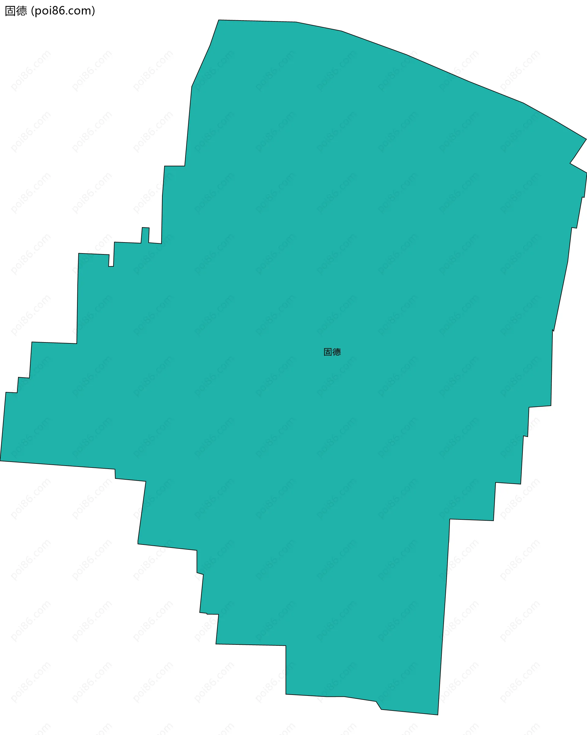 固德边界地图