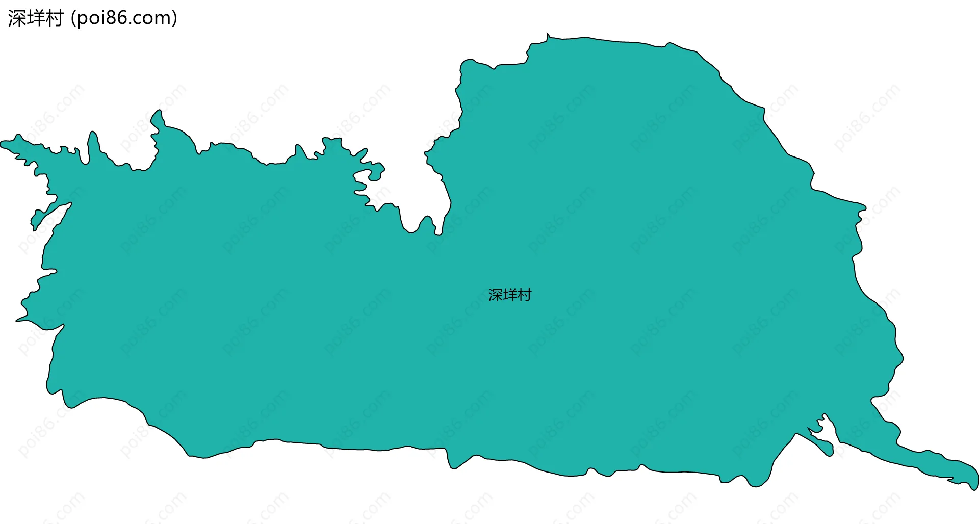 深垟村边界地图