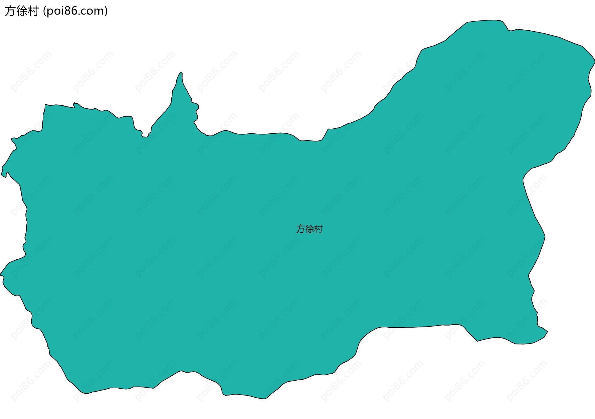 方徐村边界地图