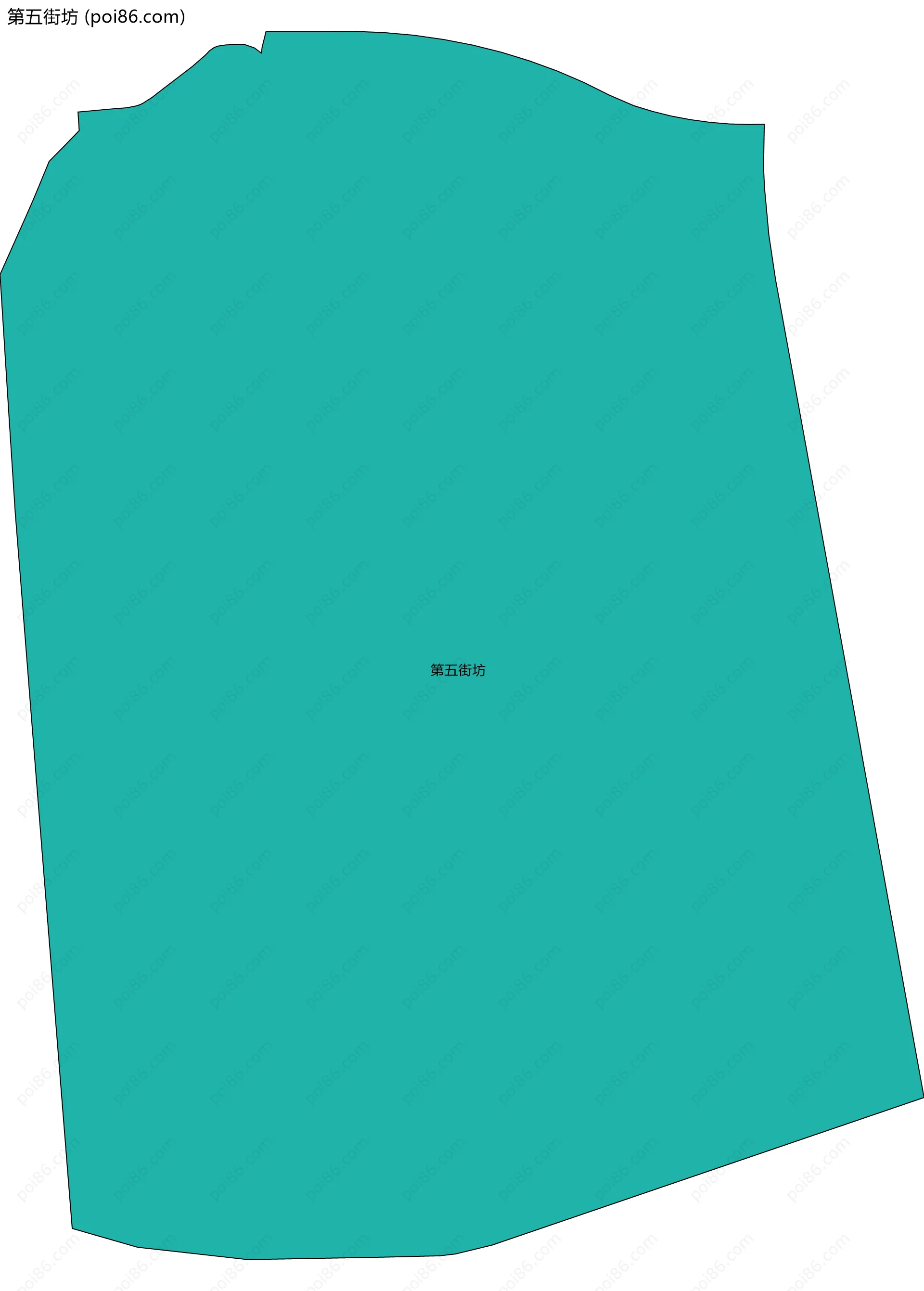 第五街坊边界地图