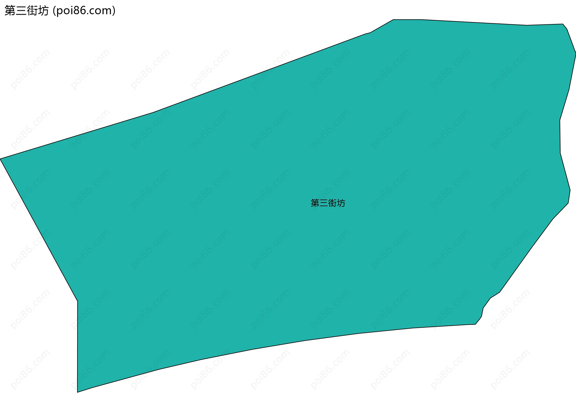 第三街坊边界地图