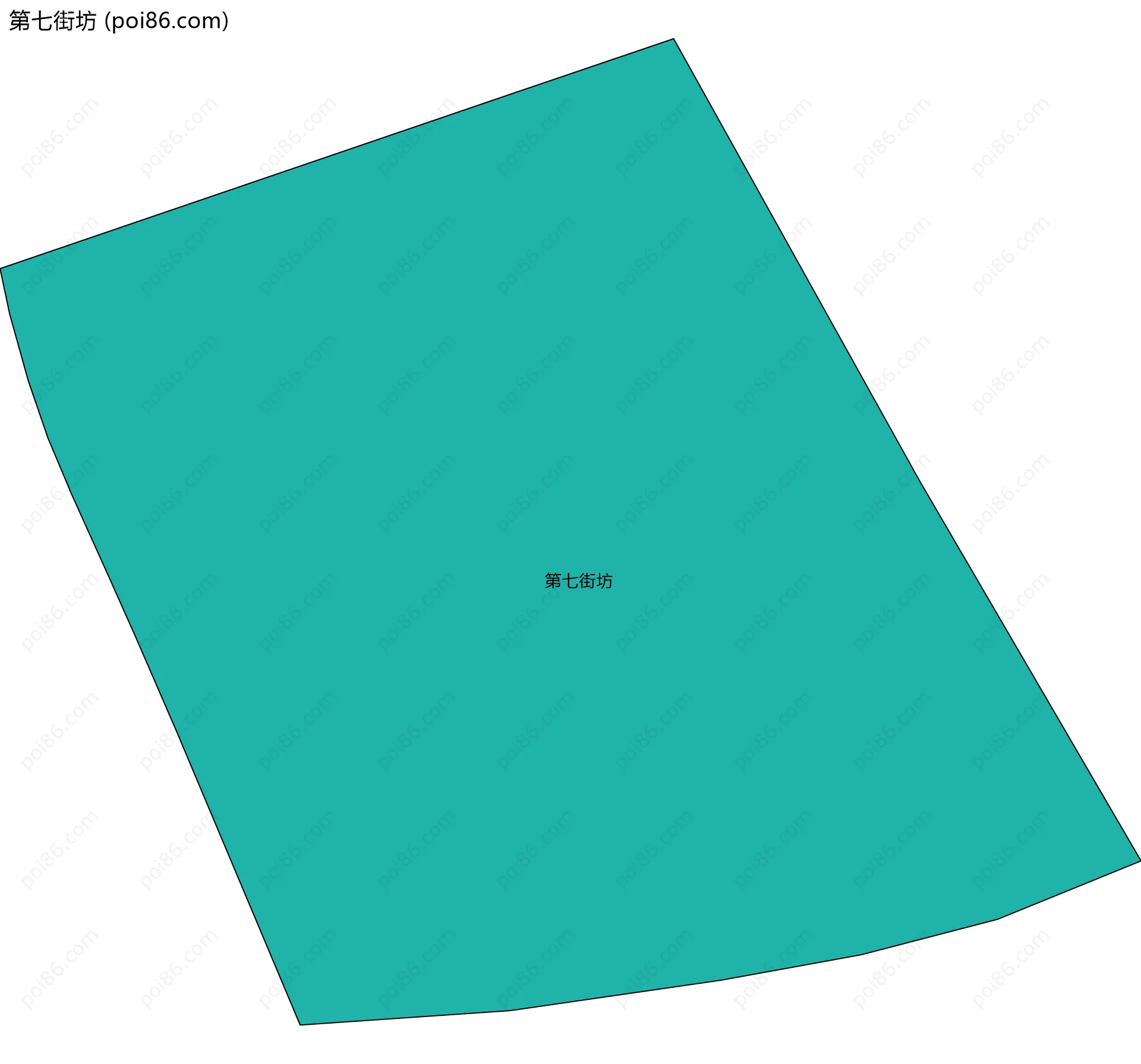 第七街坊边界地图