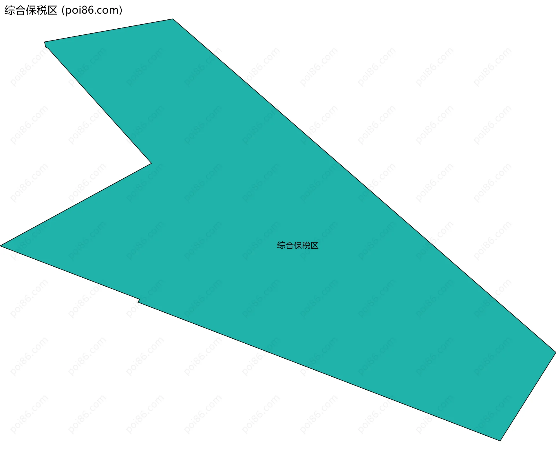 综合保税区边界地图