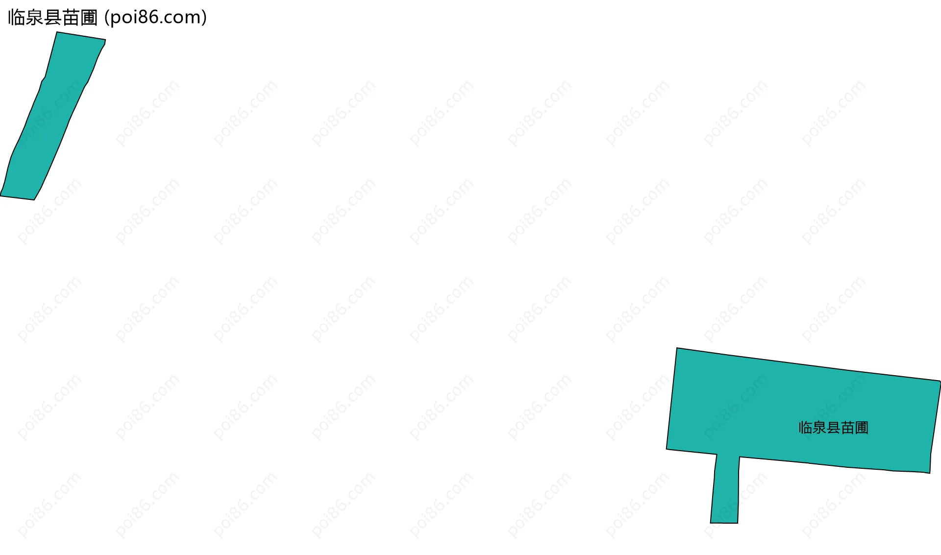 临泉县苗圃边界地图