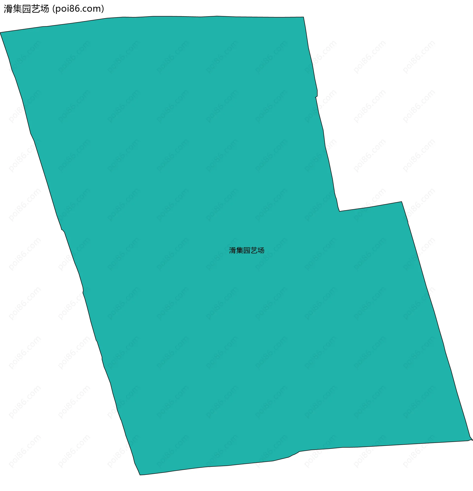 滑集园艺场边界地图