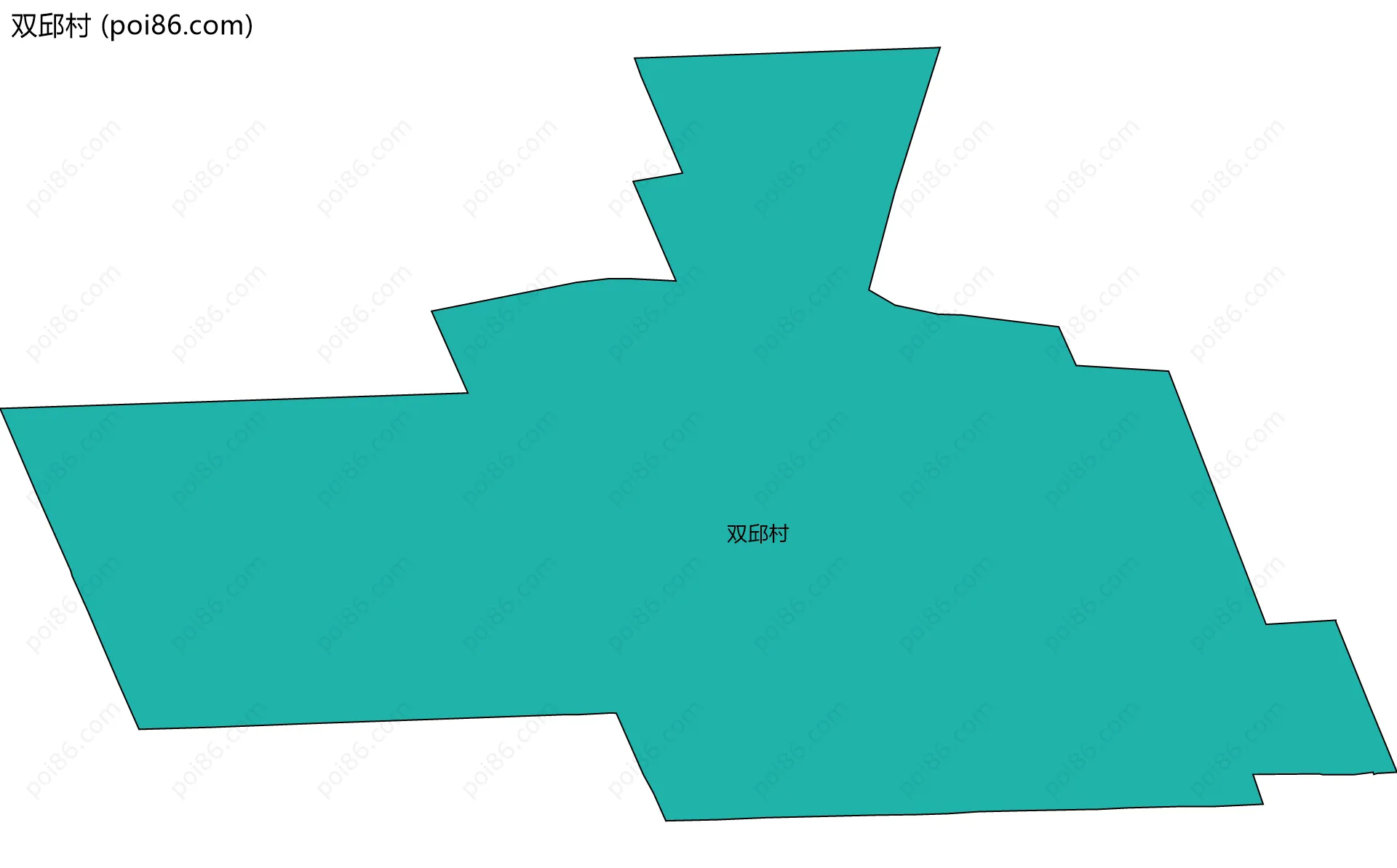 双邱村边界地图