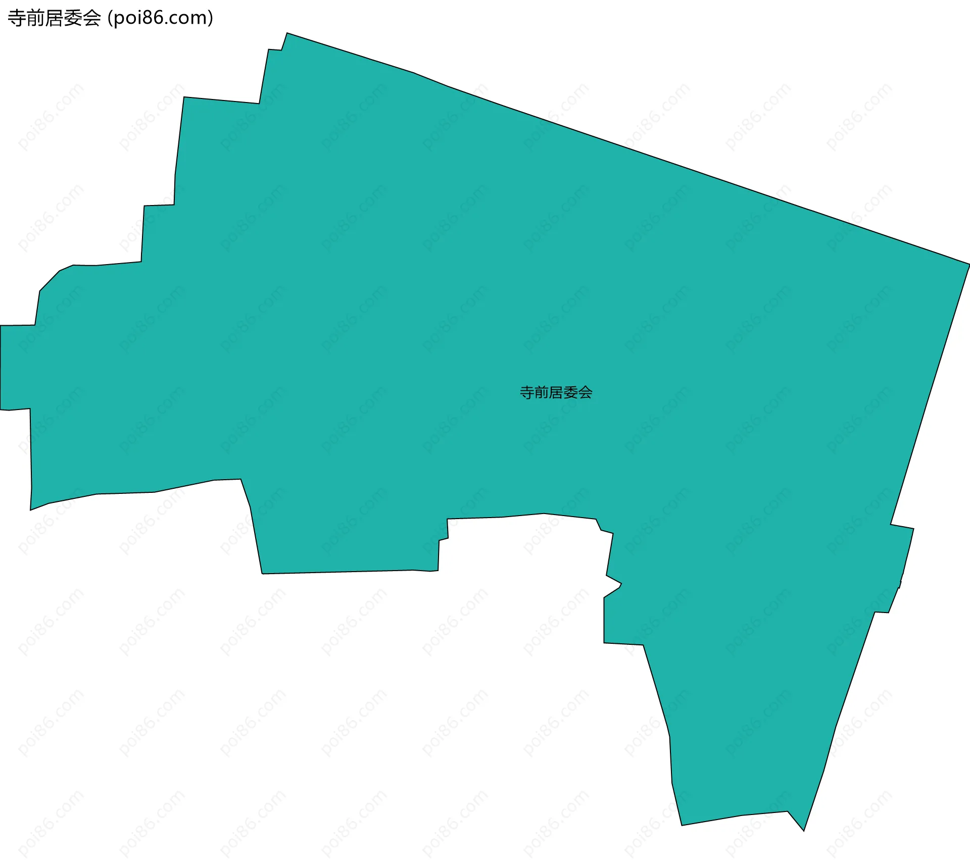 寺前居委会边界地图