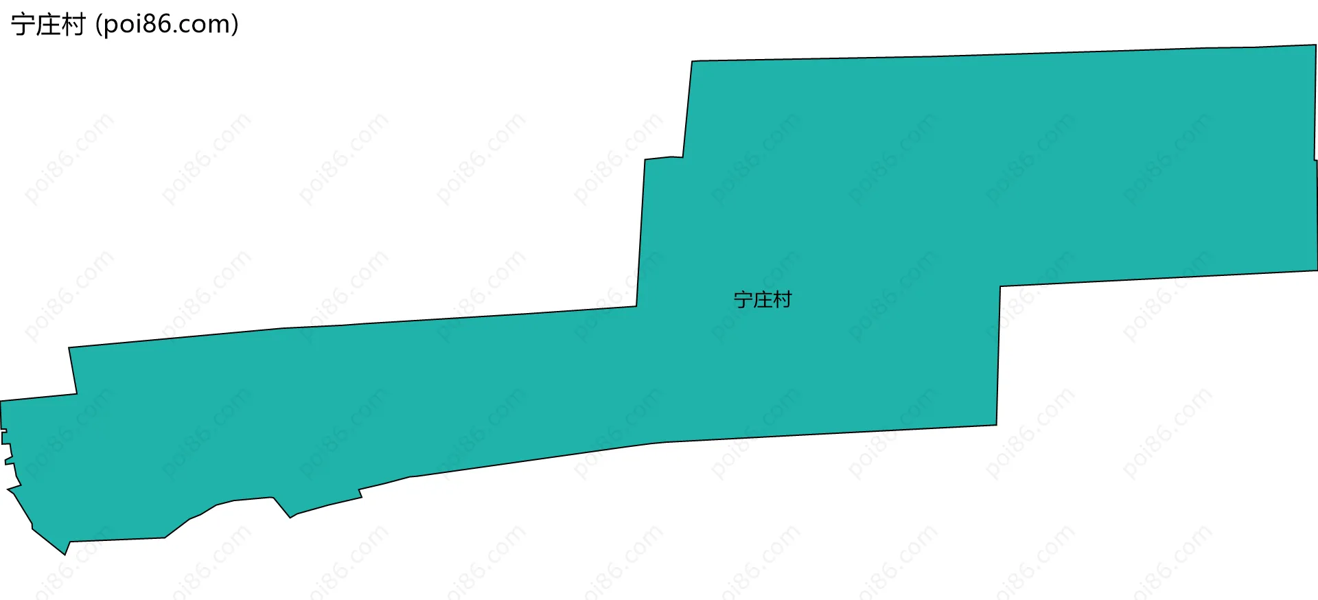 宁庄村边界地图