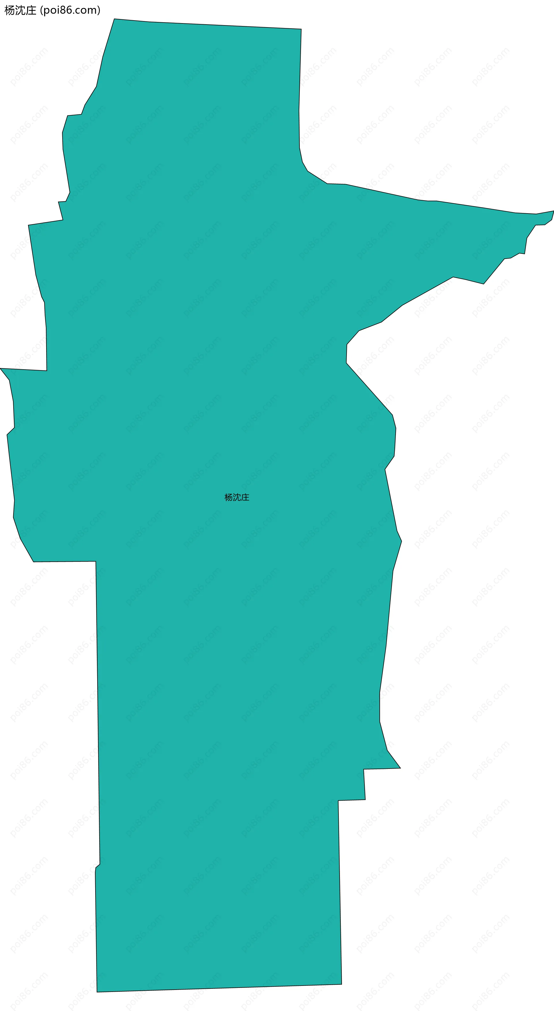 杨沈庄边界地图