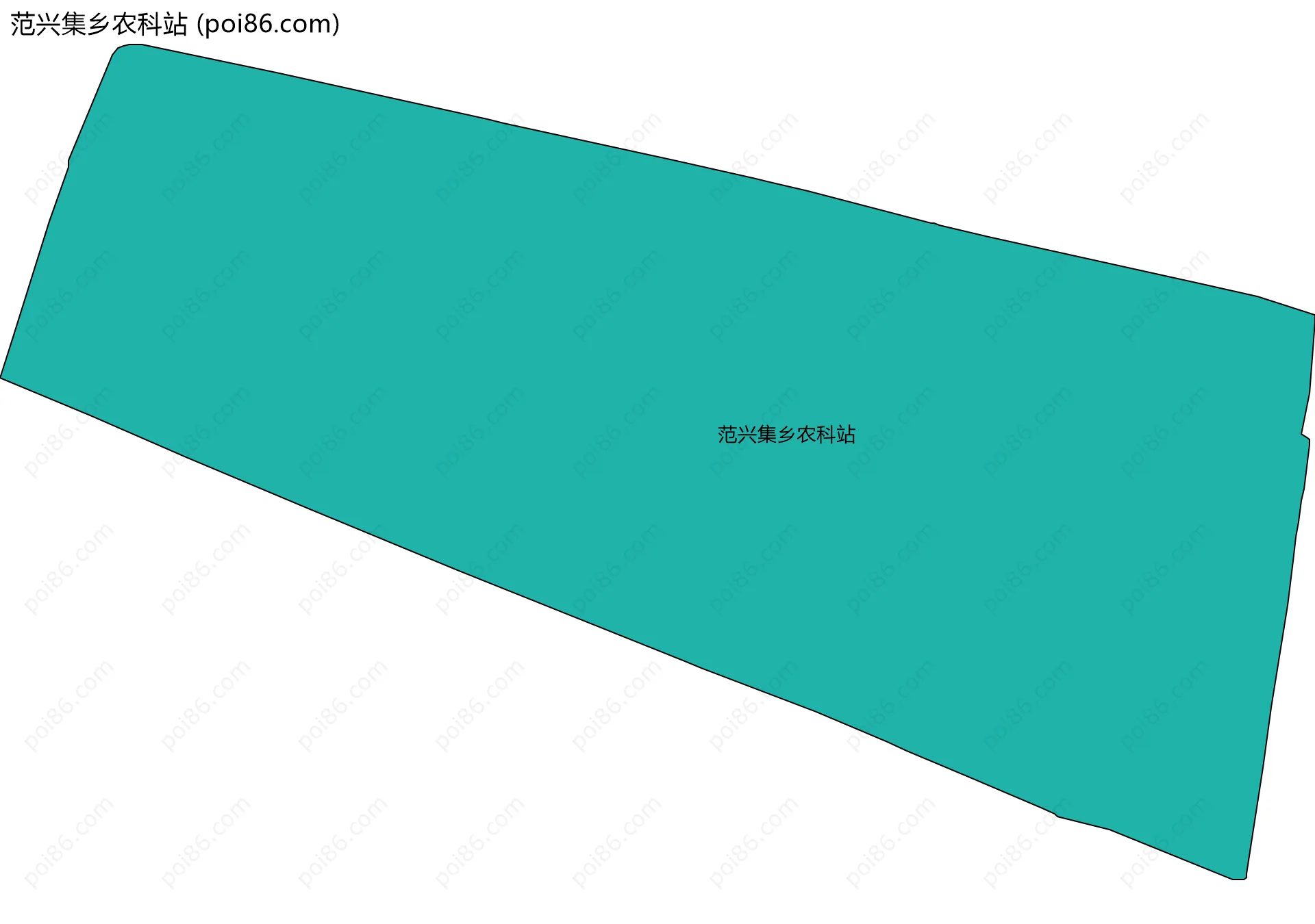 范兴集乡农科站边界地图