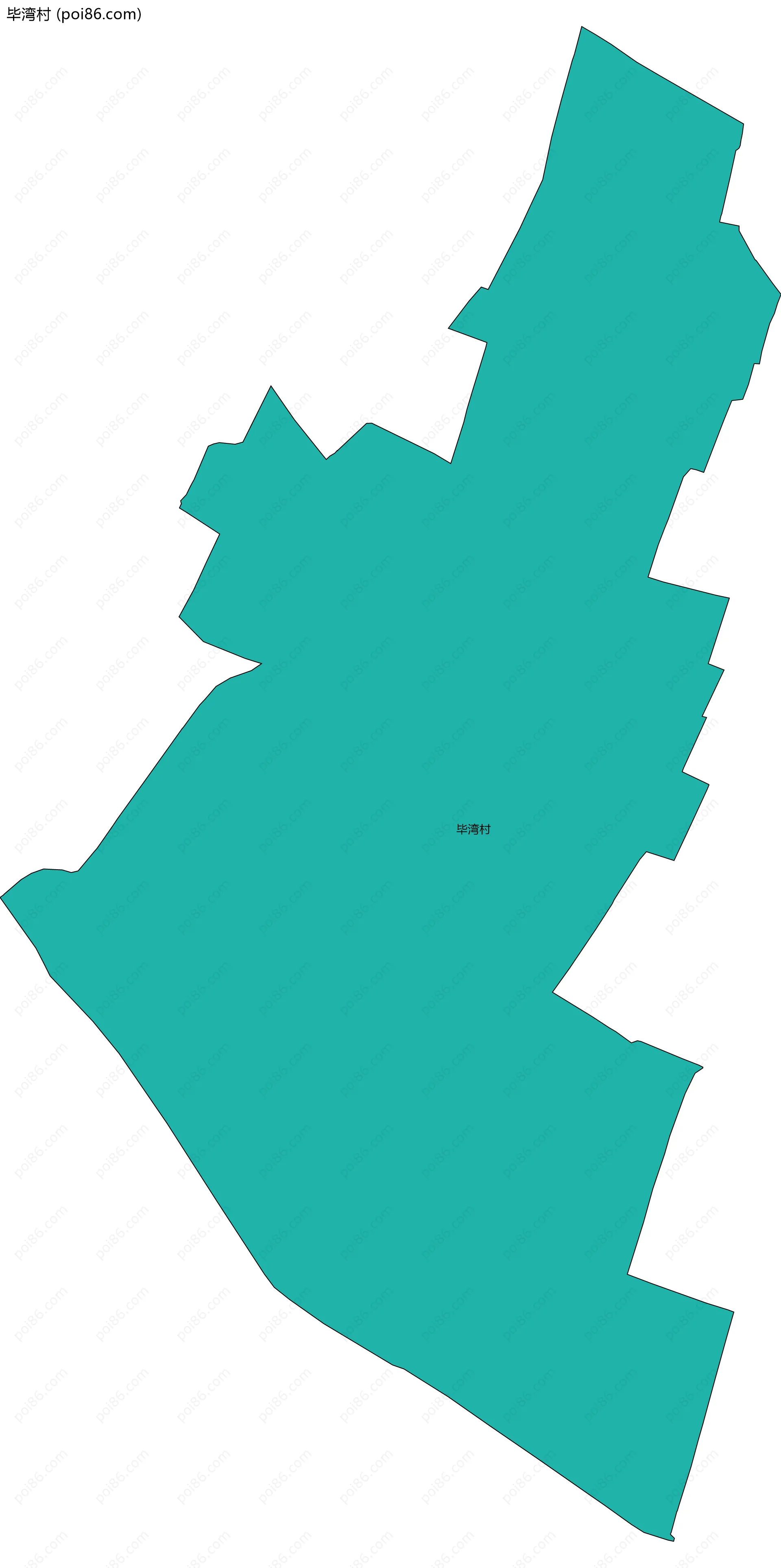 毕湾村边界地图