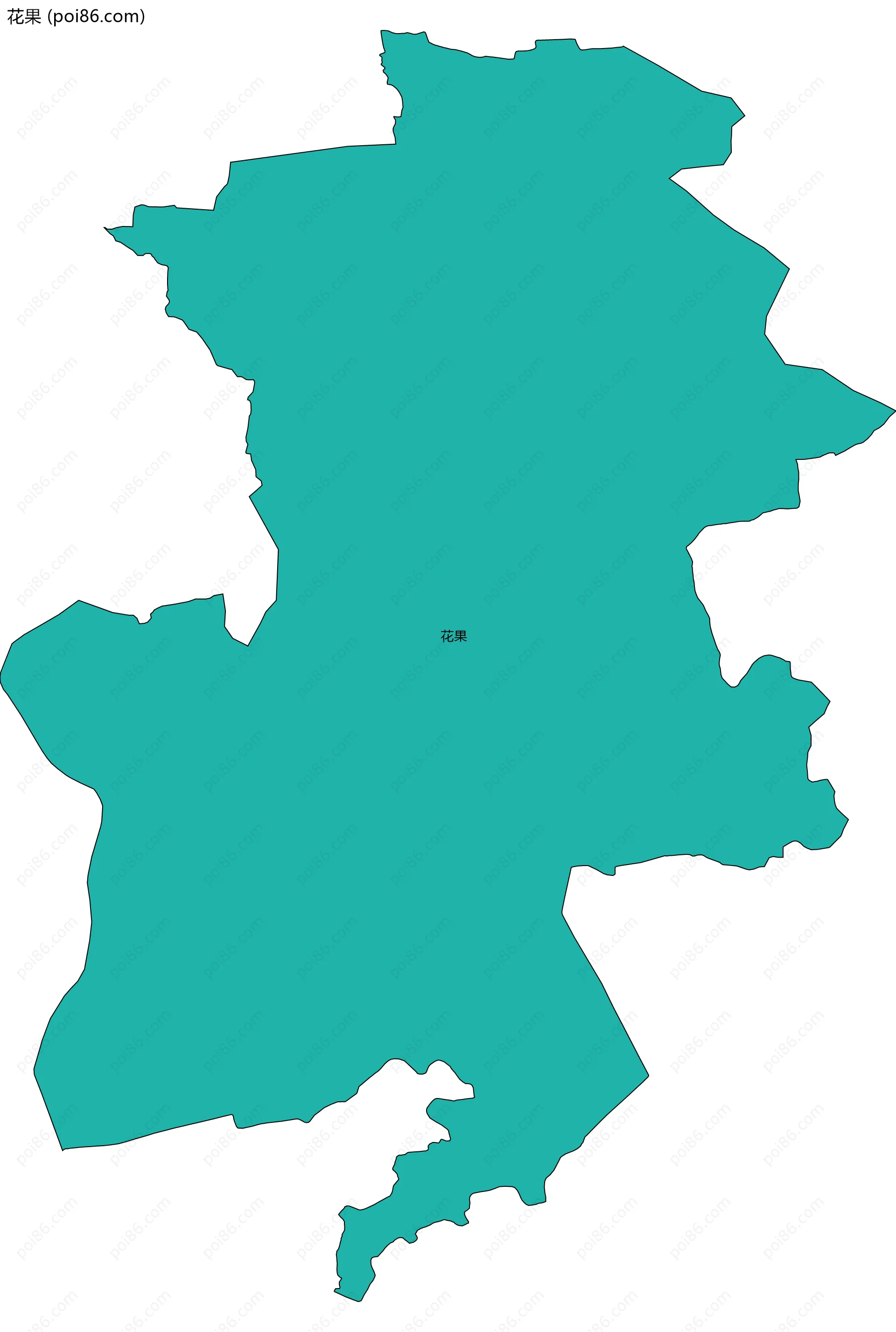 花果边界地图