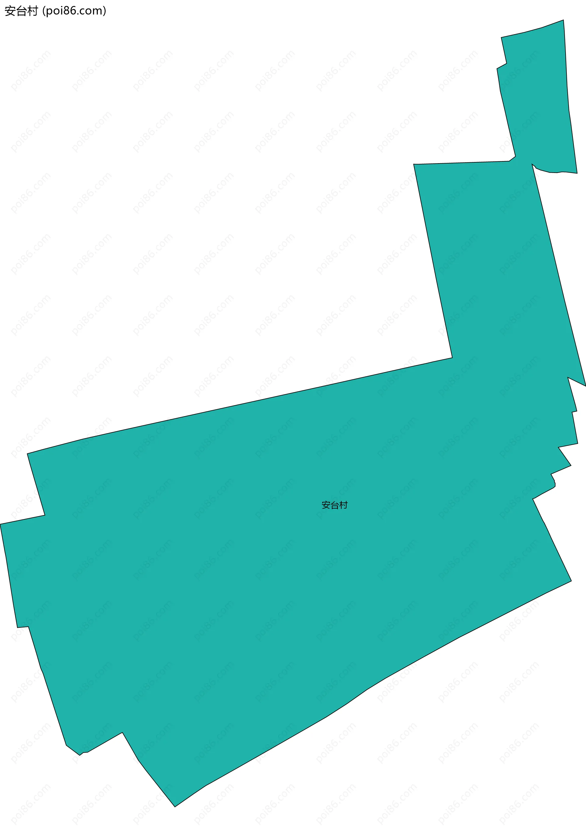 安台村边界地图