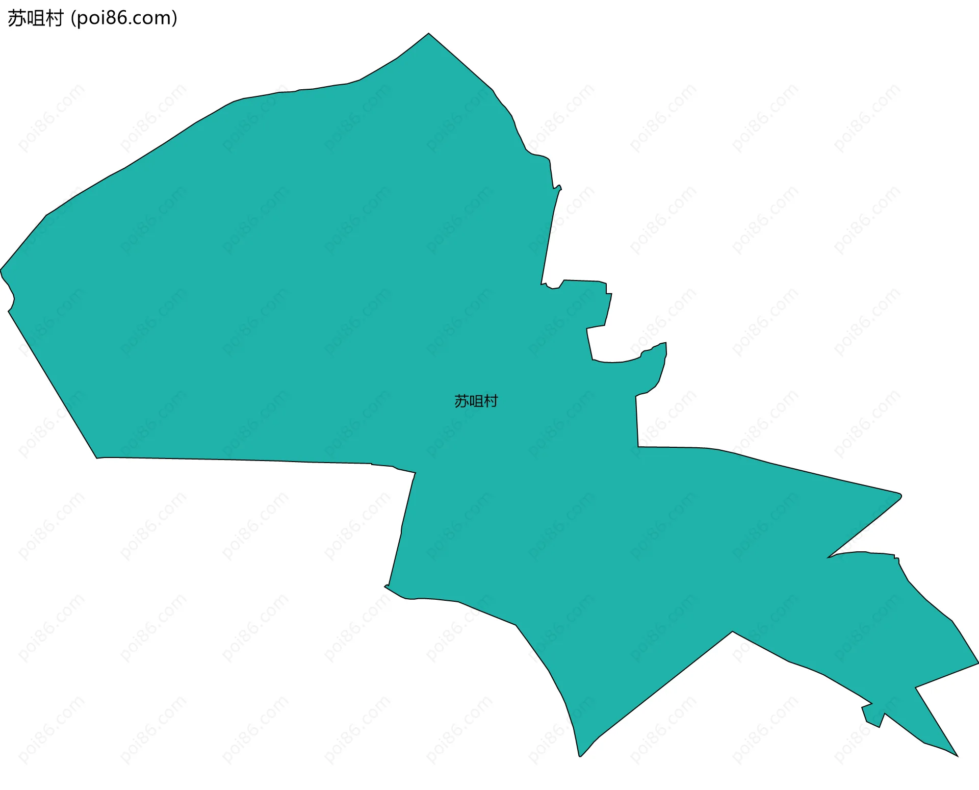 苏咀村边界地图