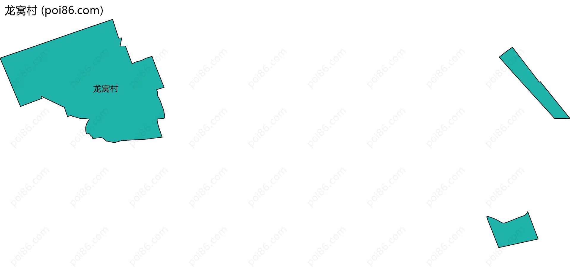 龙窝村边界地图