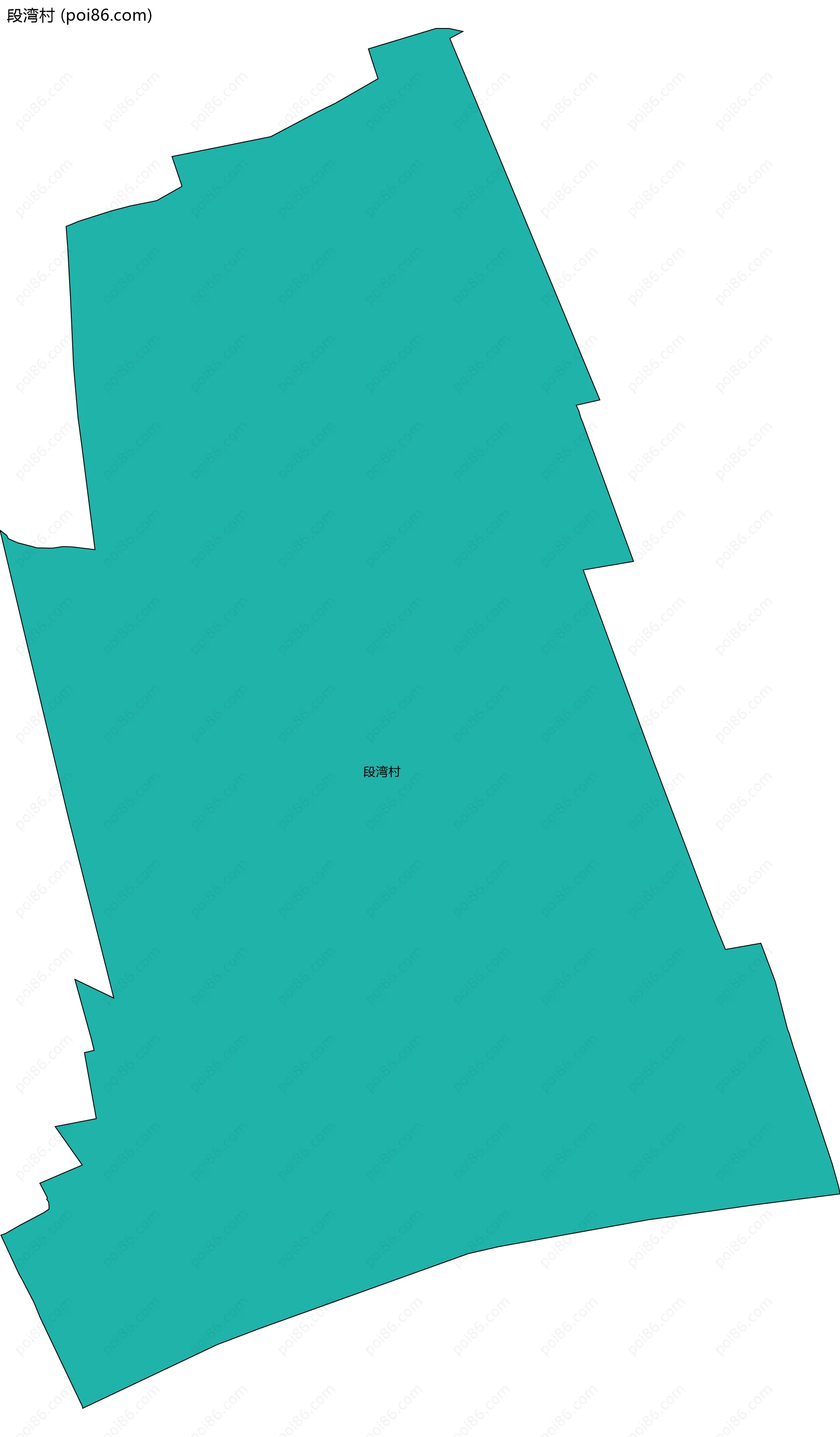 段湾村边界地图