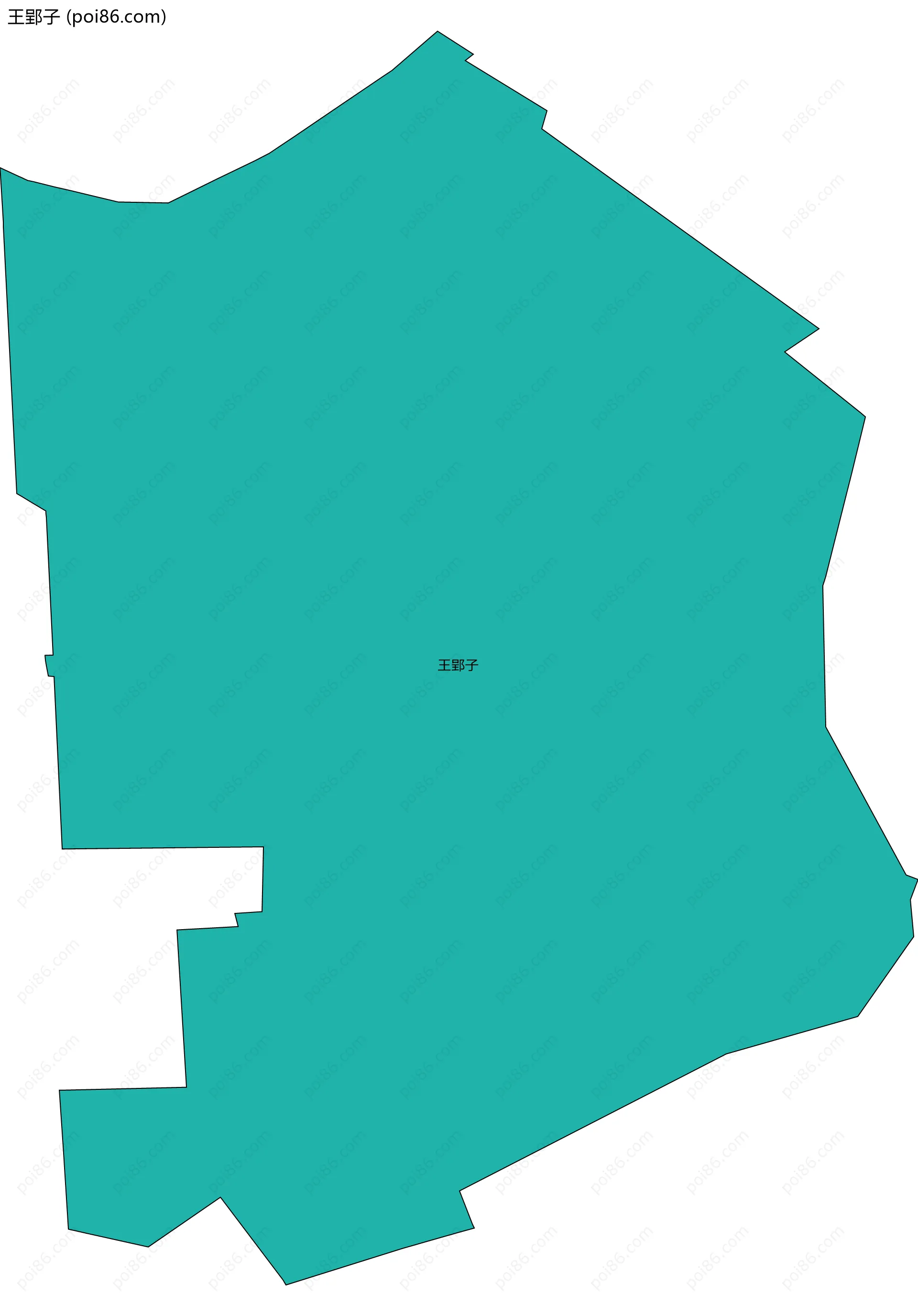 王郢子边界地图