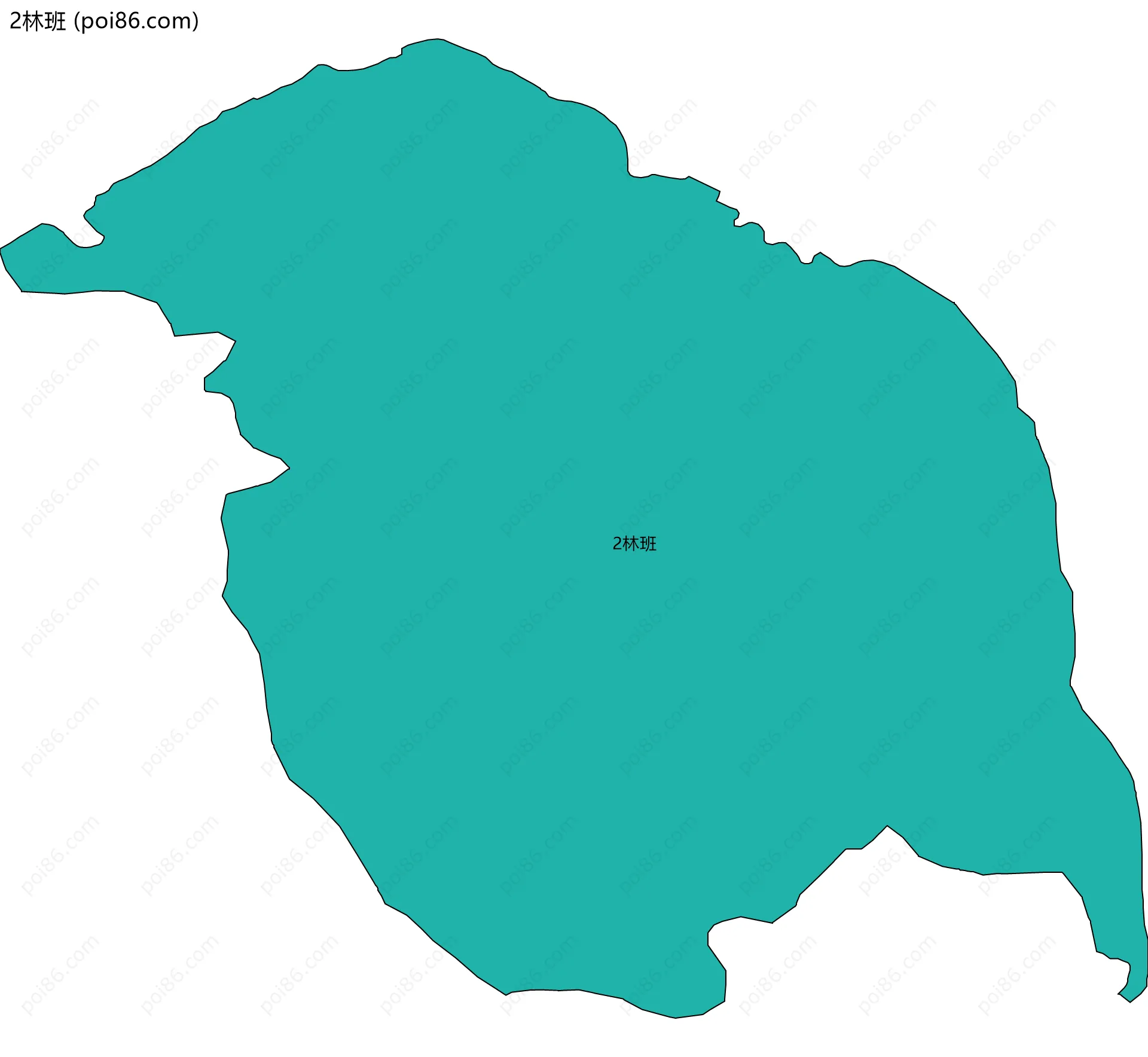 2林班边界地图