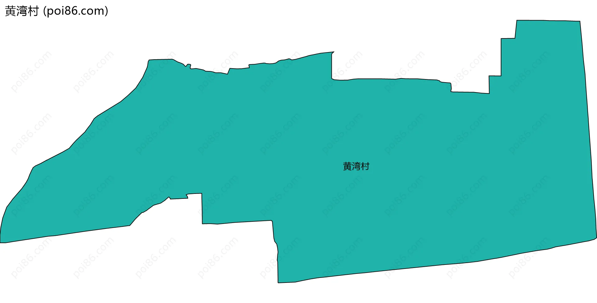 黄湾村边界地图