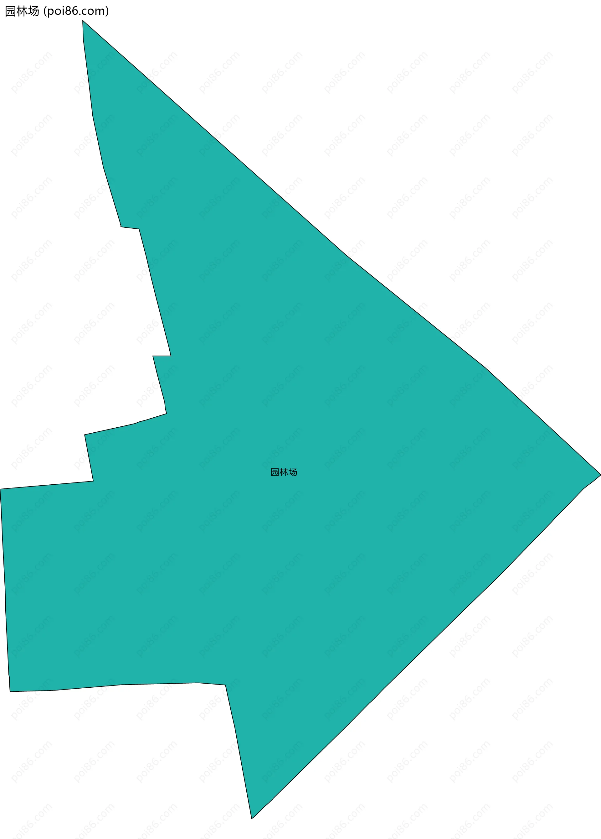 园林场边界地图