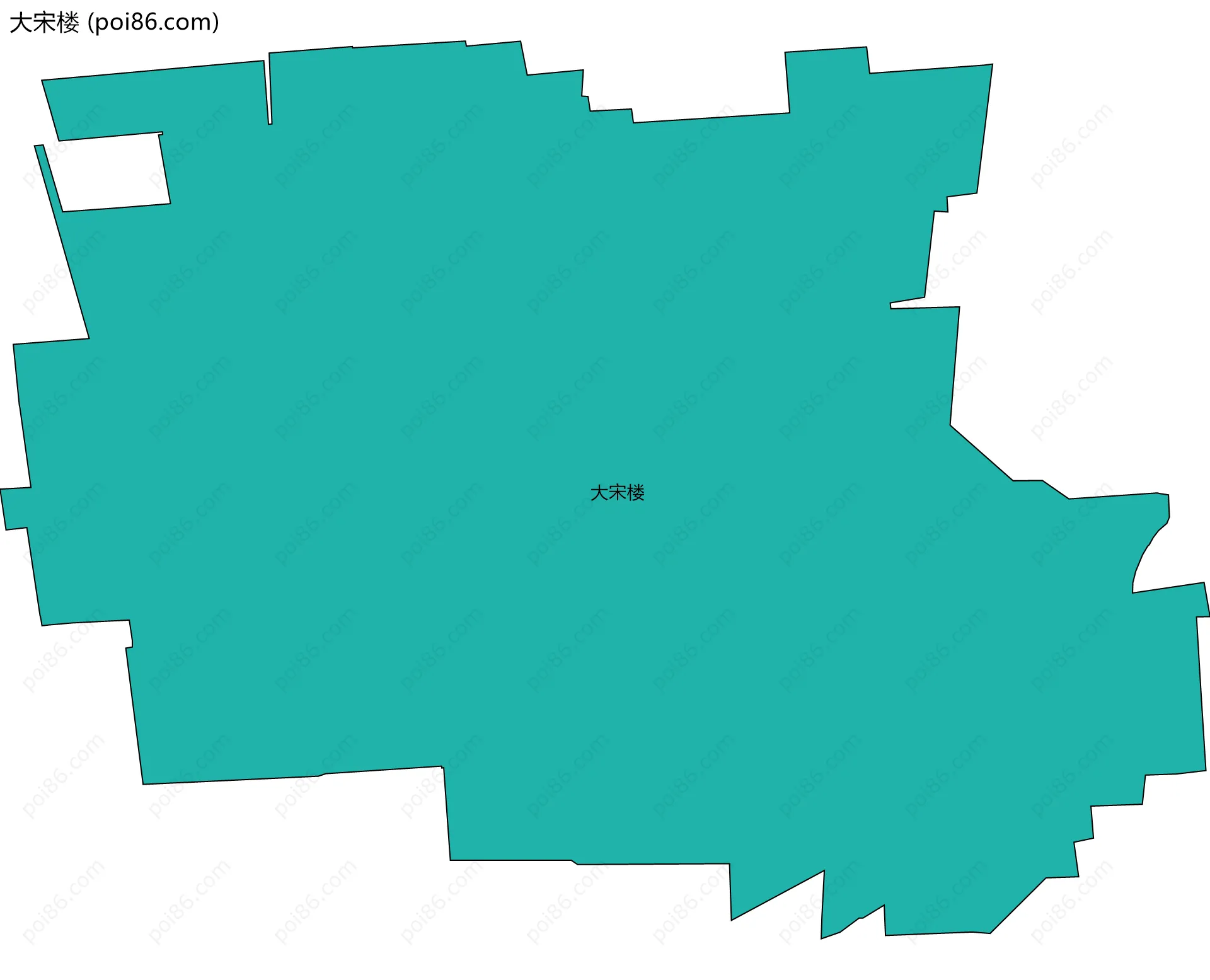 大宋楼边界地图