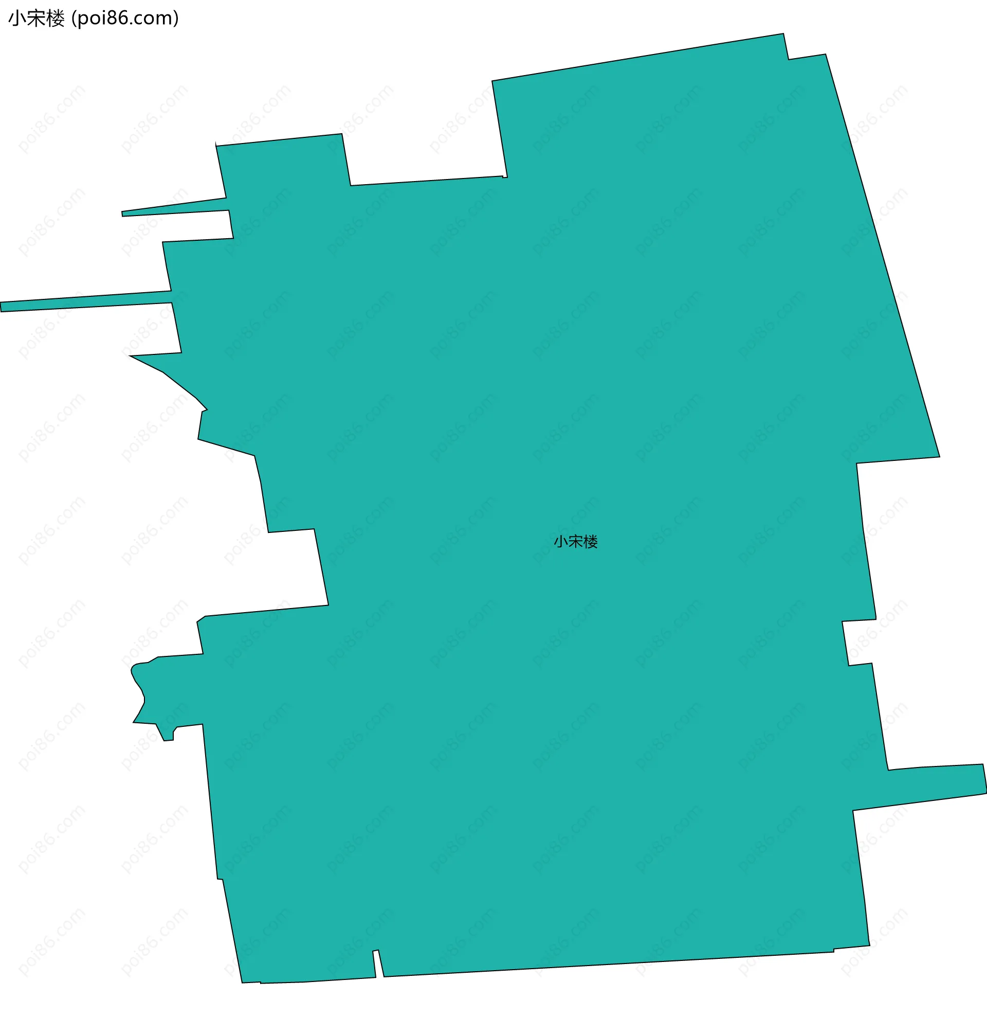 小宋楼边界地图