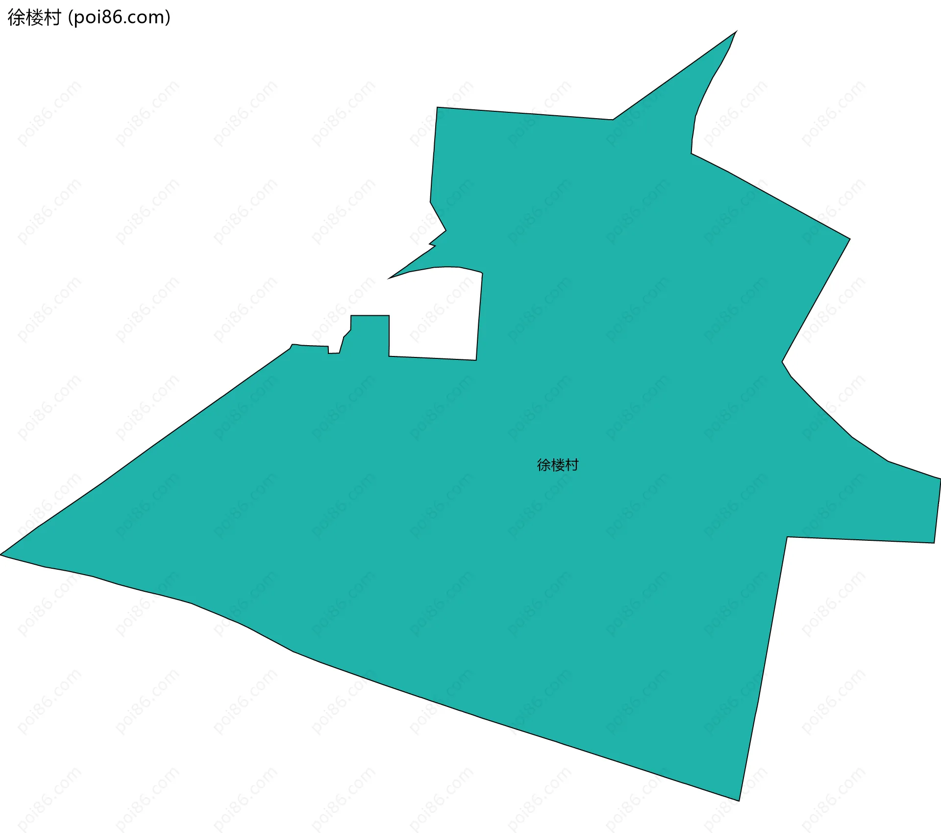 徐楼村边界地图