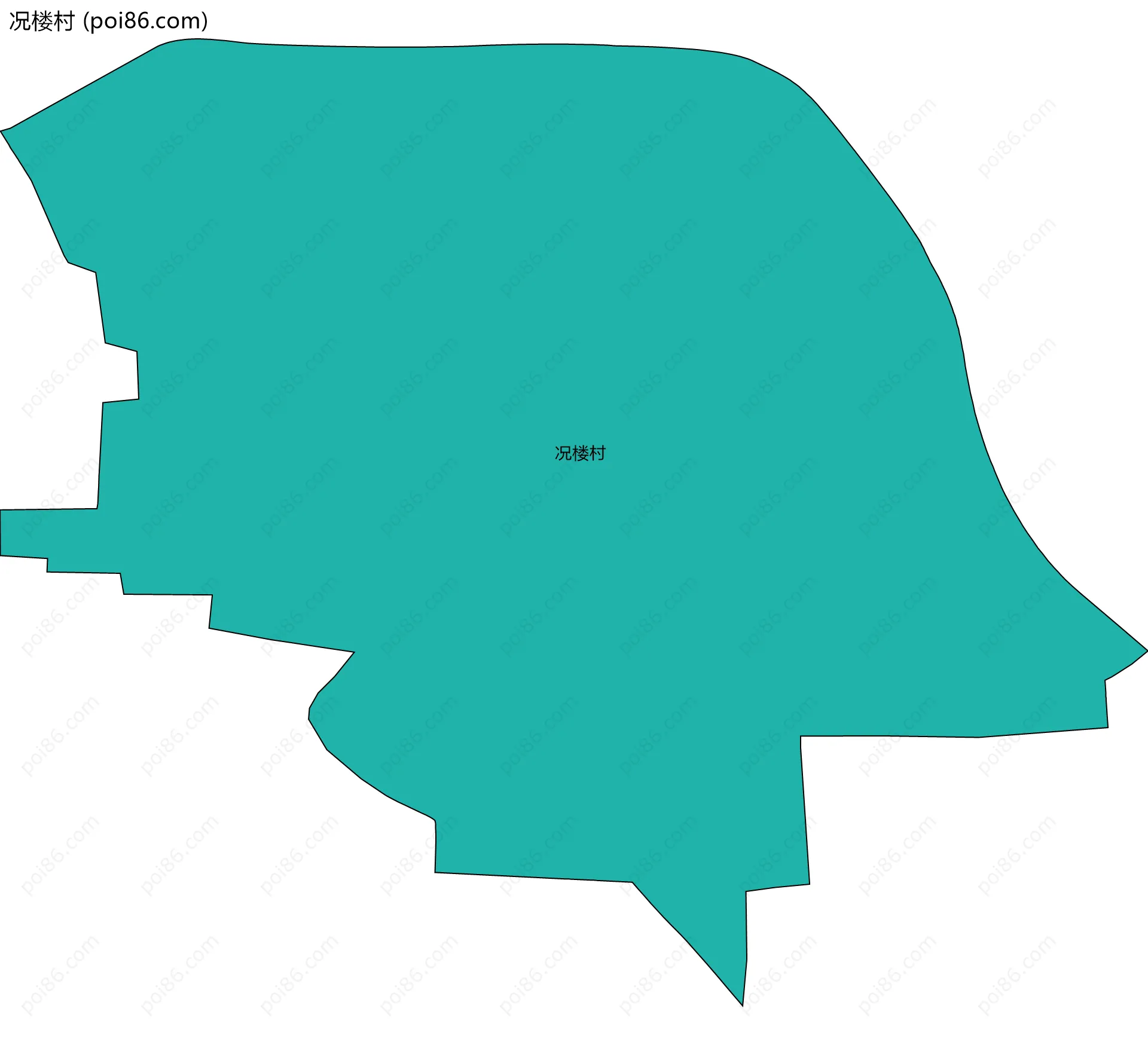 况楼村边界地图