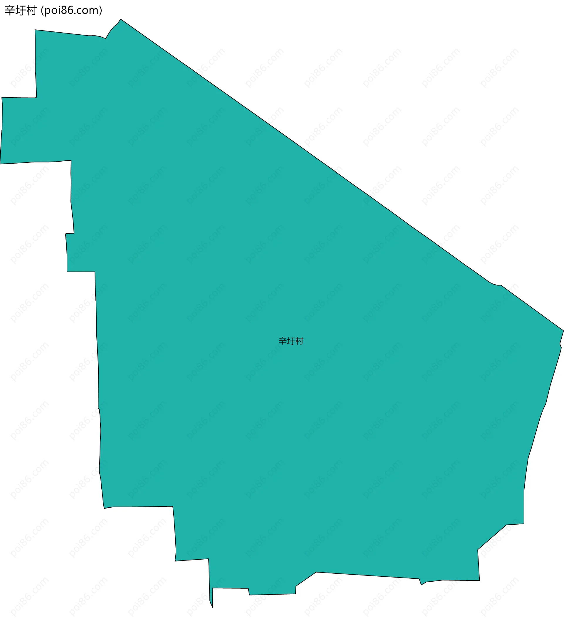 辛圩村边界地图