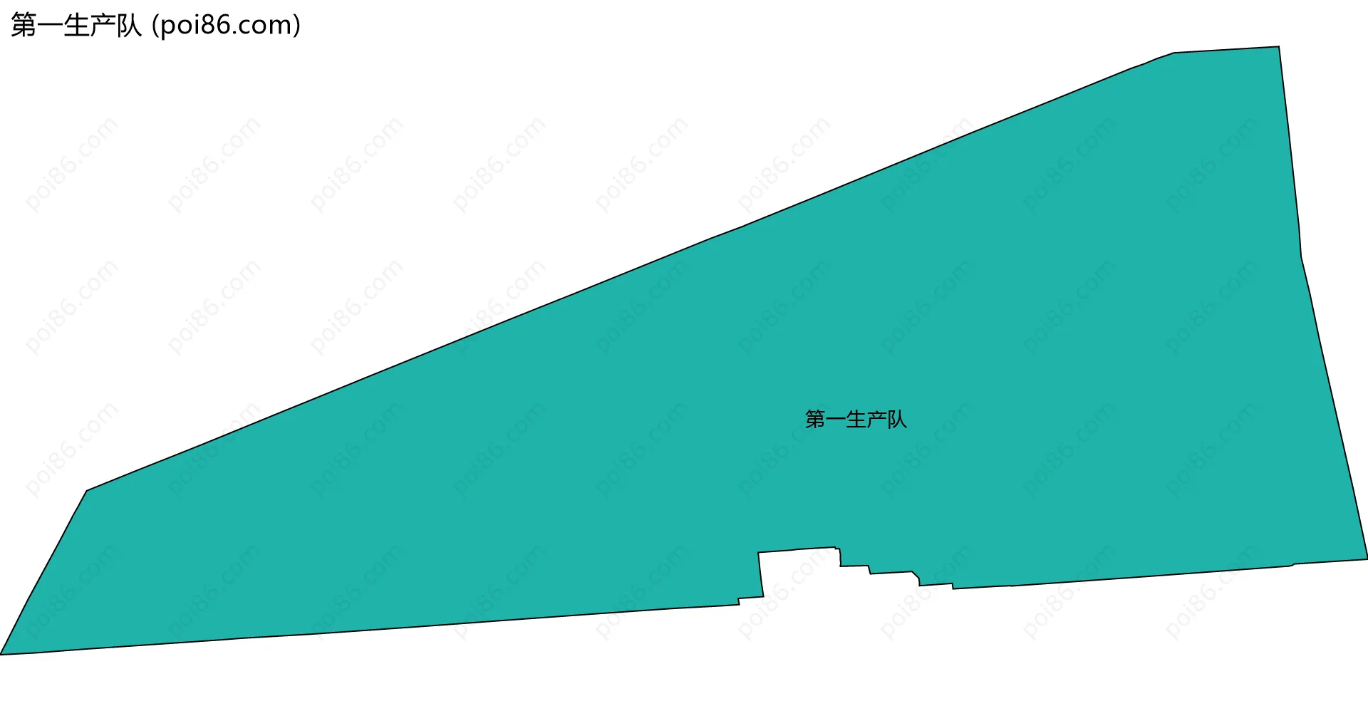 第一生产队边界地图
