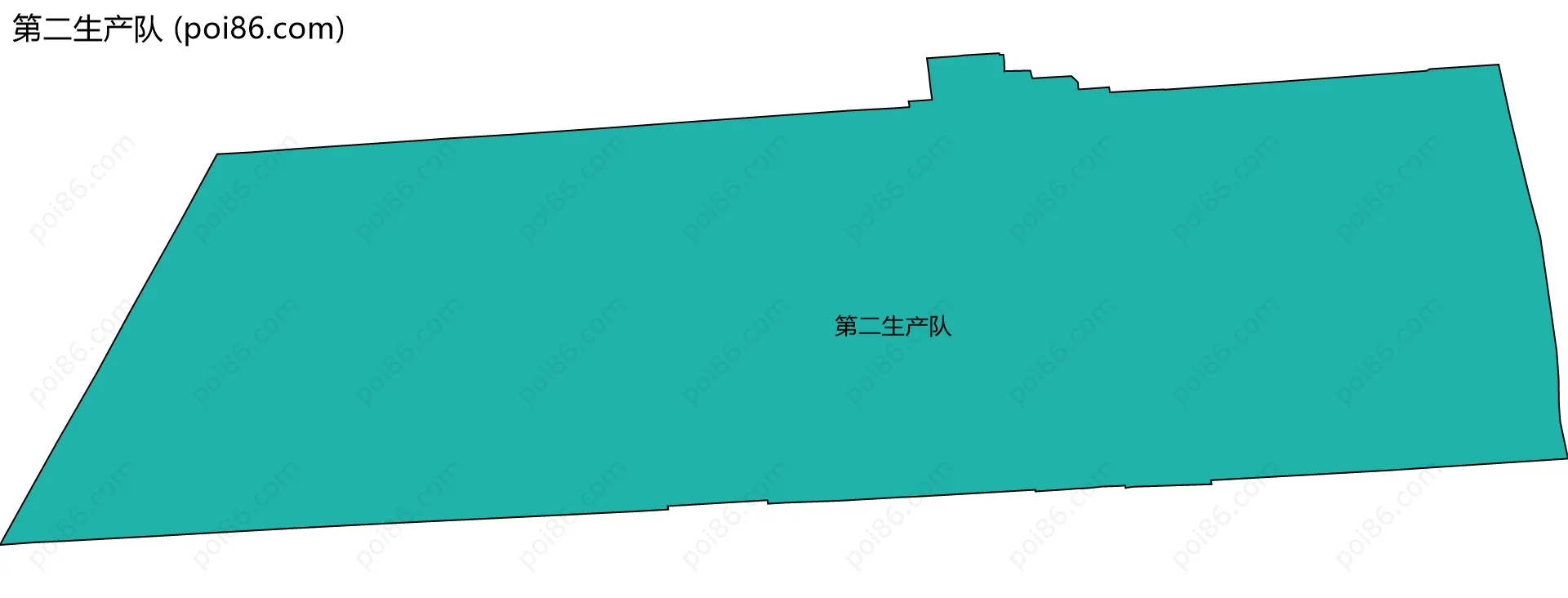 第二生产队边界地图