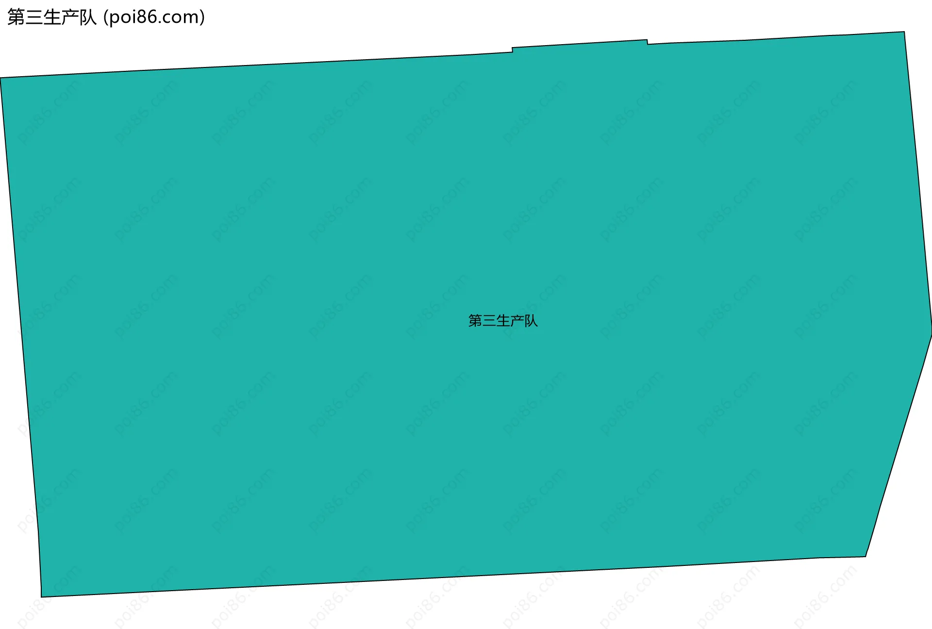 第三生产队边界地图