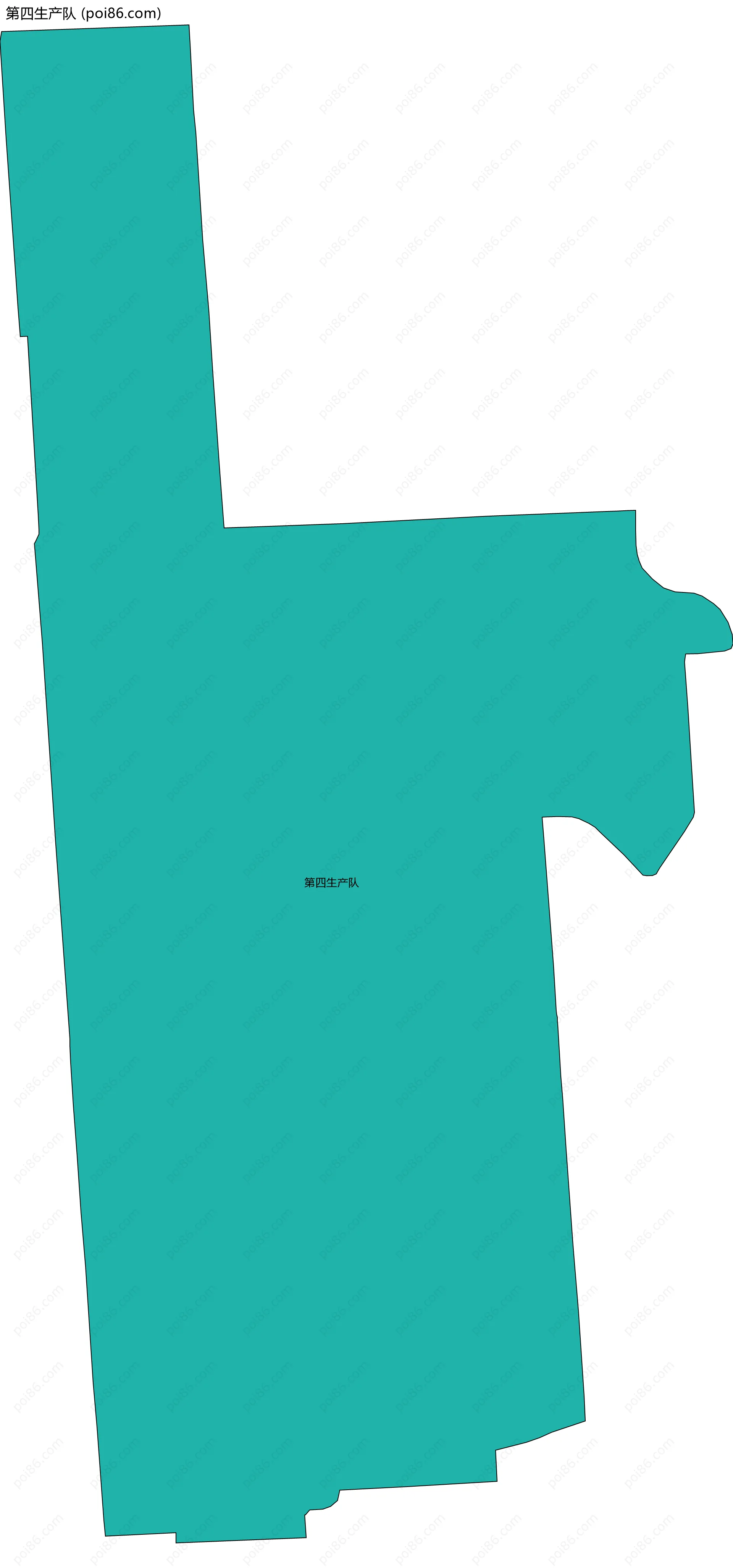 第四生产队边界地图