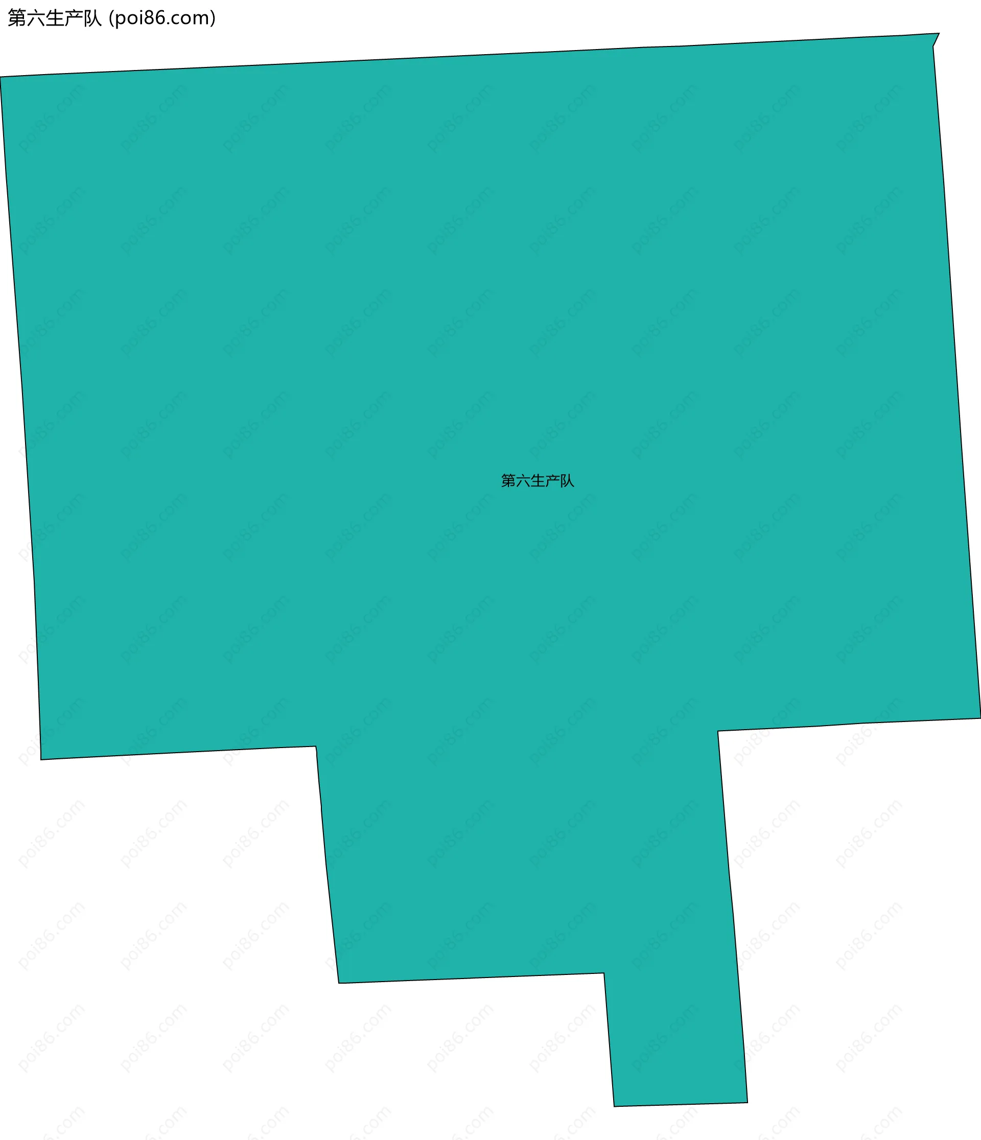 第六生产队边界地图