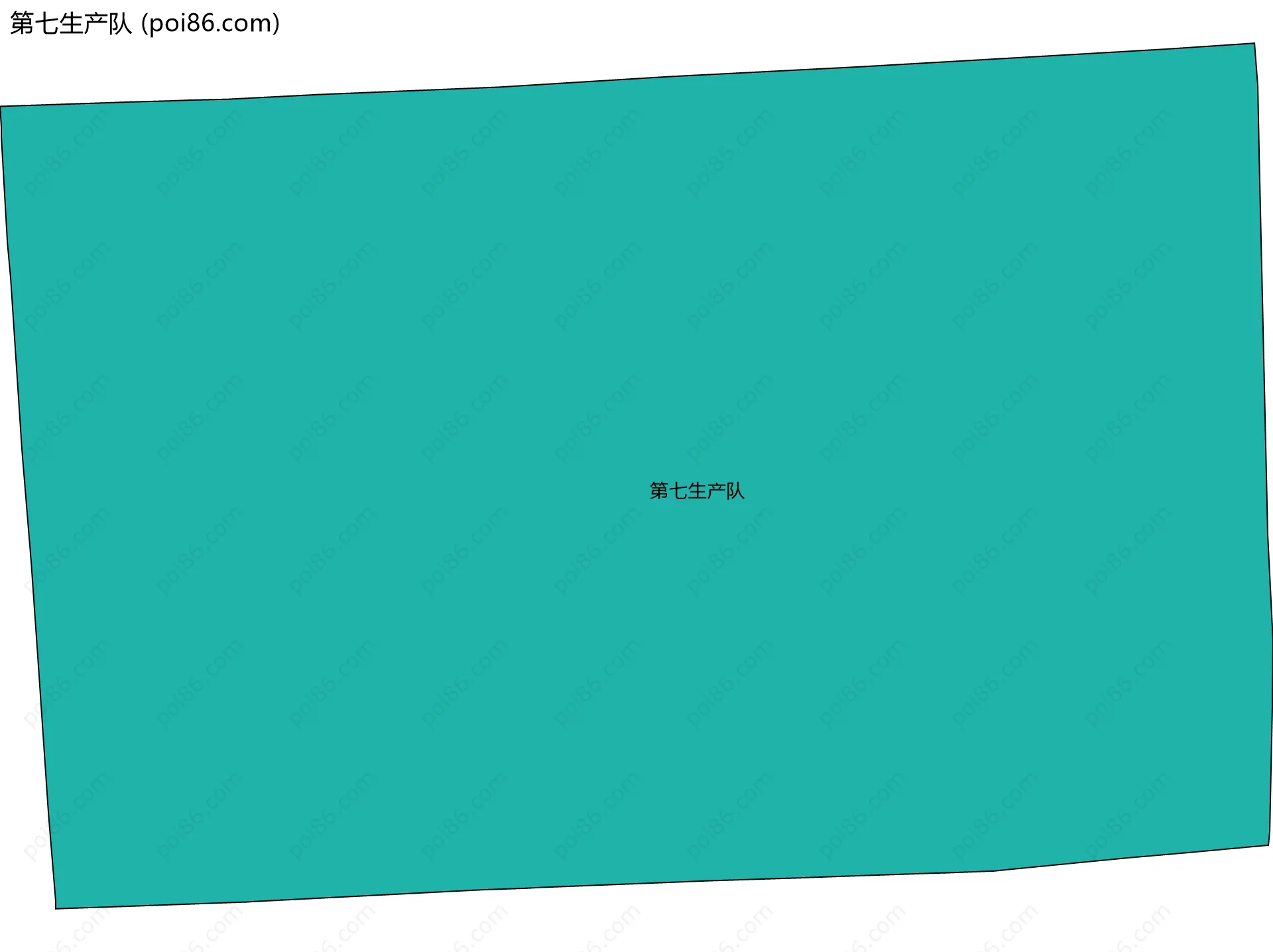 第七生产队边界地图