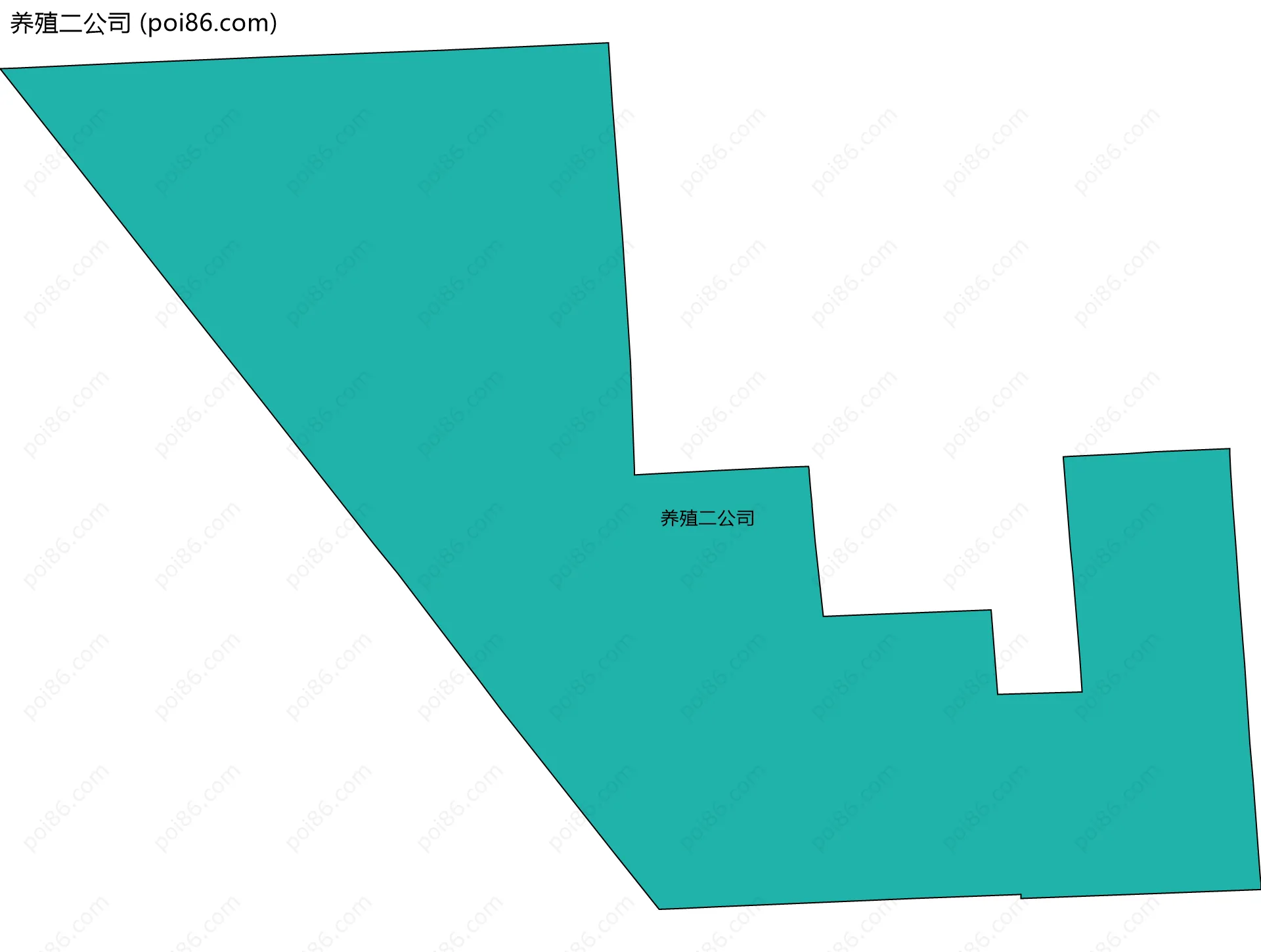 养殖二公司边界地图