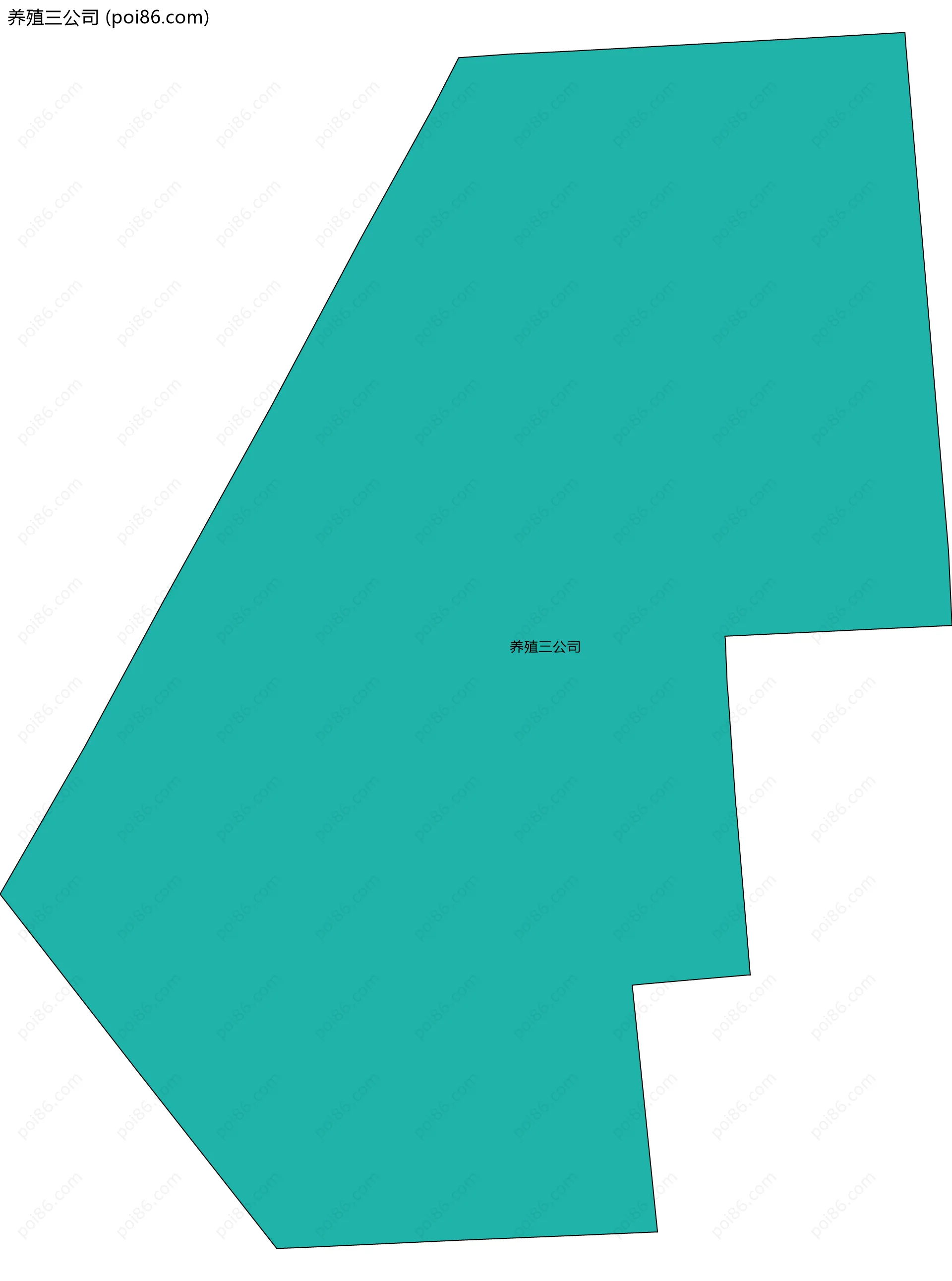 养殖三公司边界地图