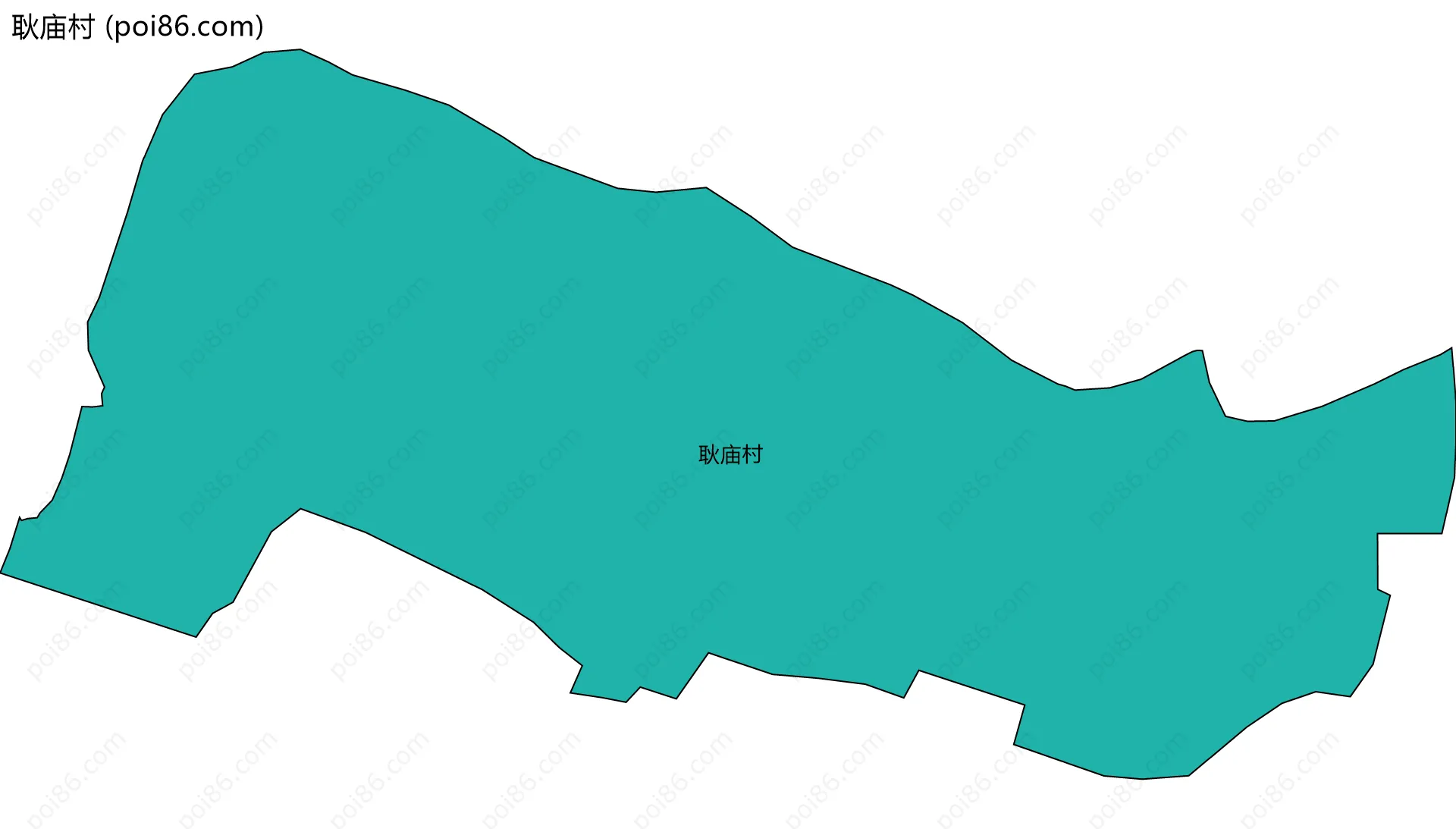 耿庙村边界地图