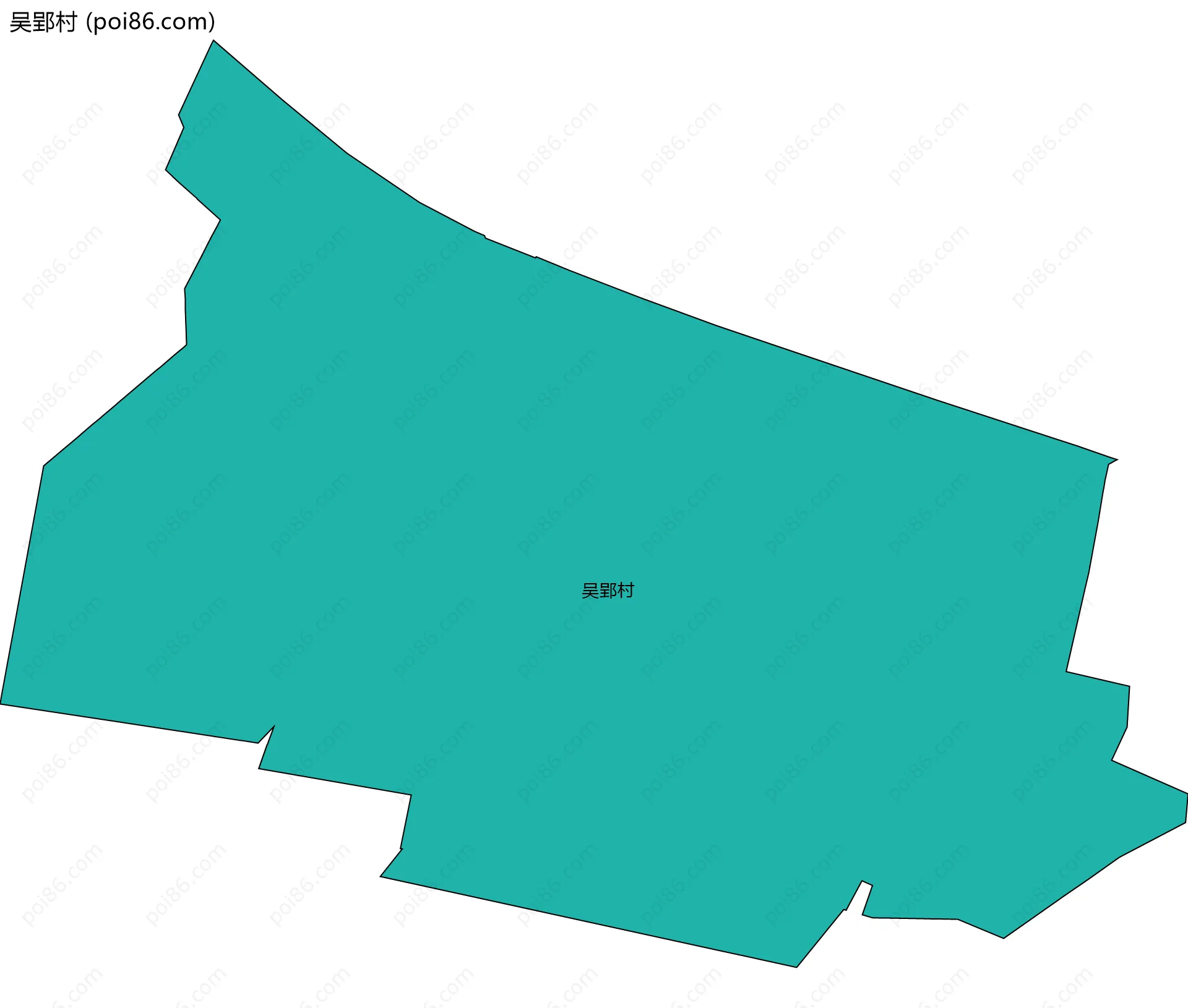 吴郢村边界地图