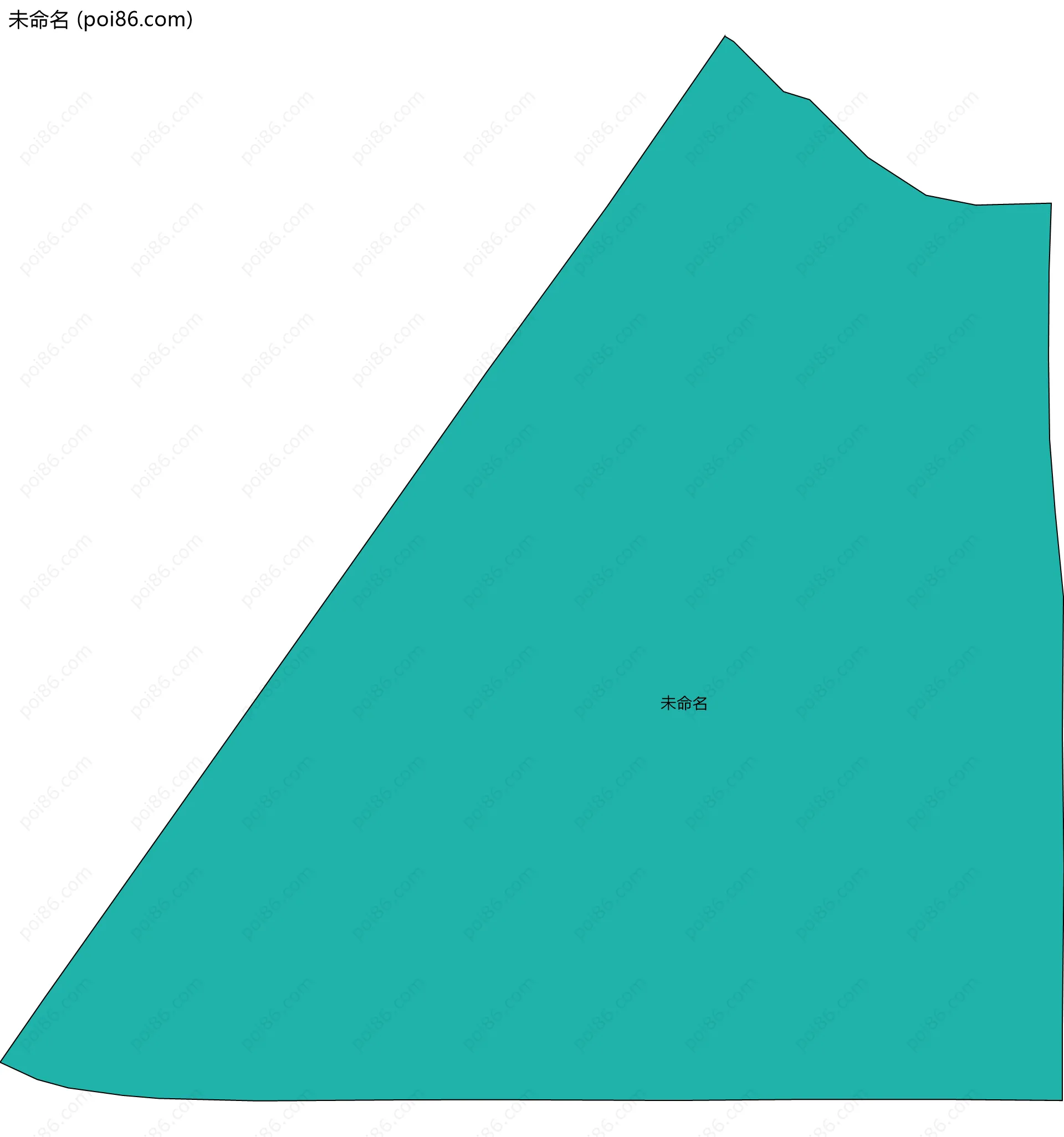 未命名边界地图