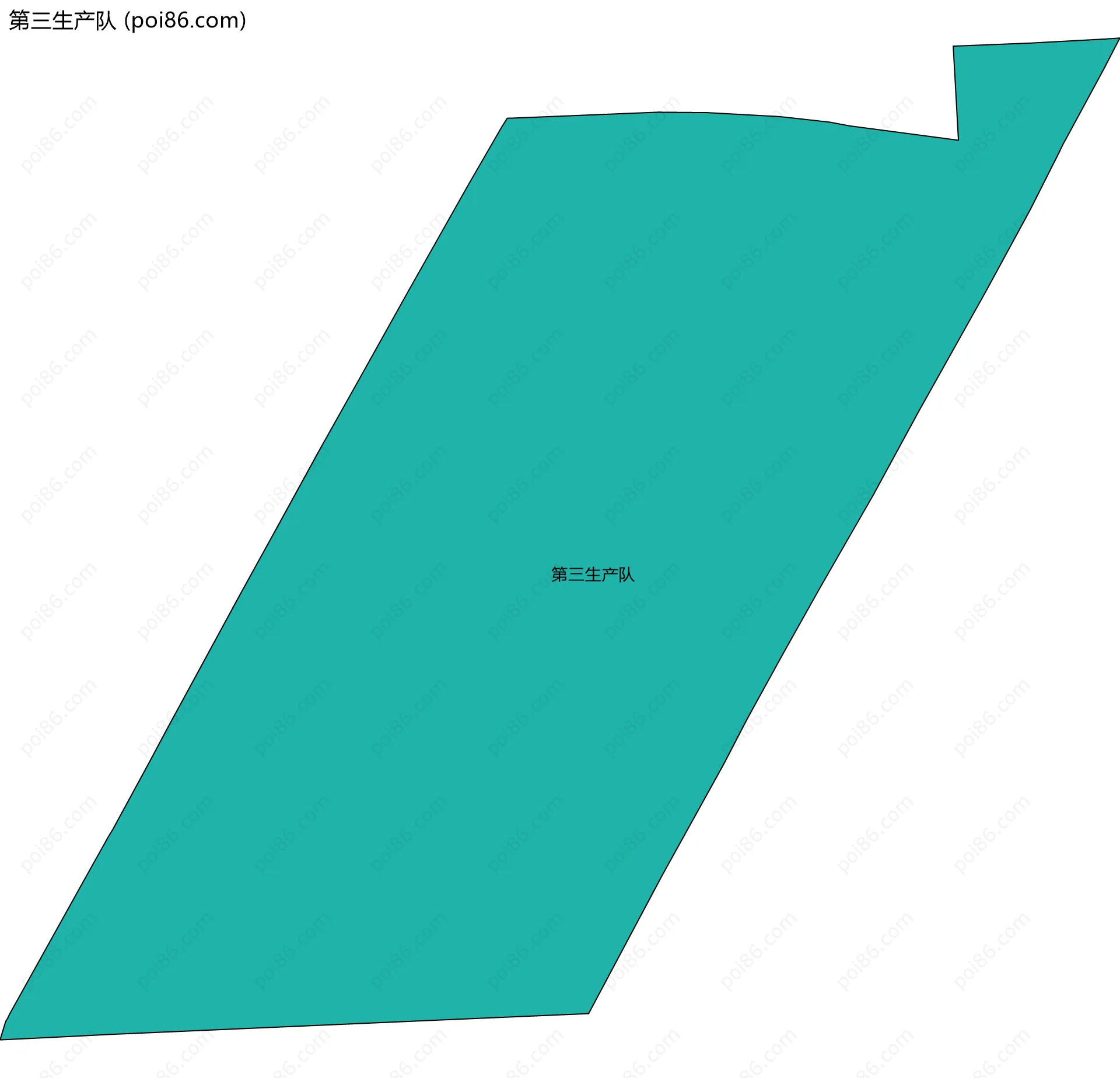 第三生产队边界地图