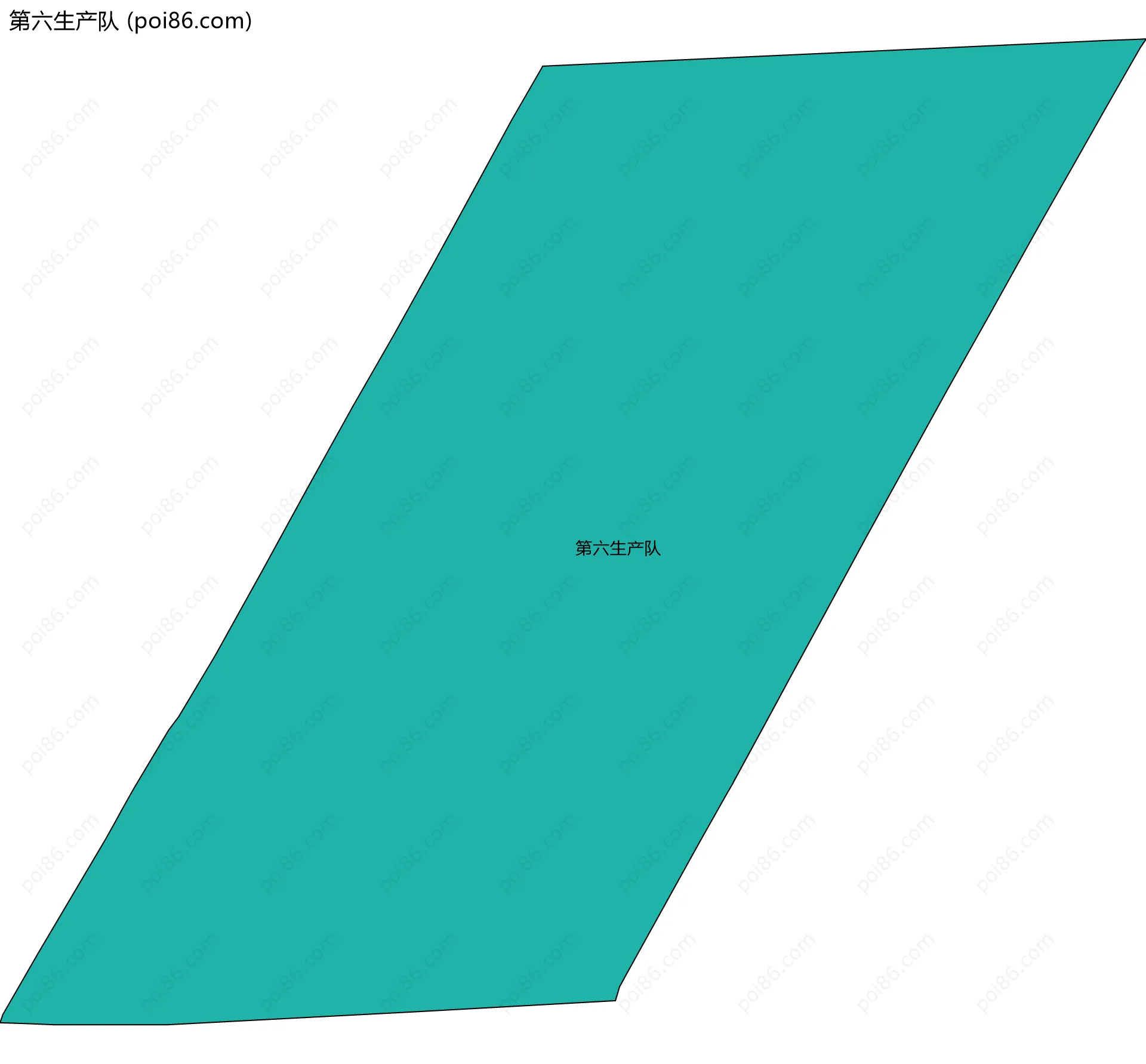 第六生产队边界地图