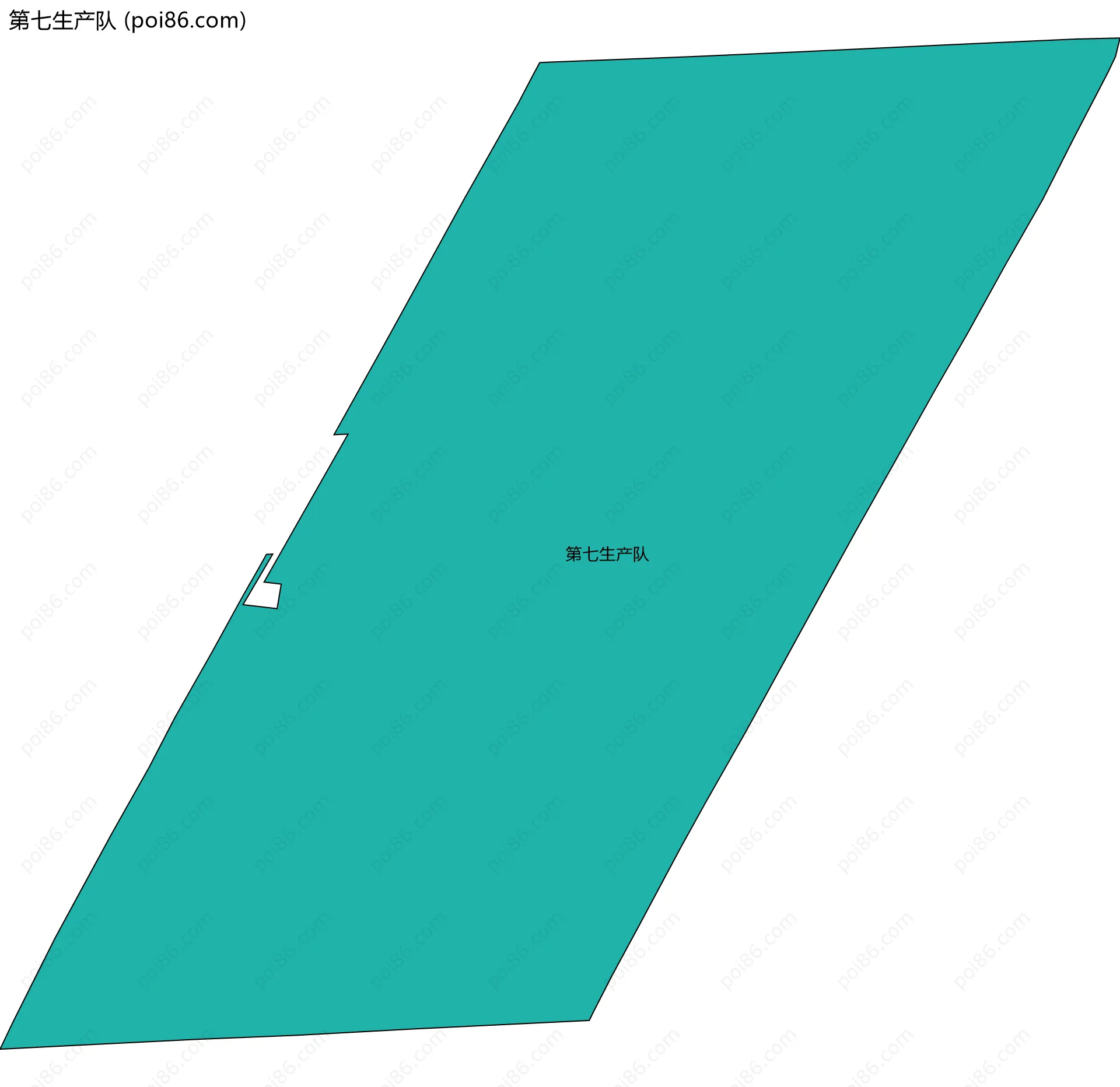 第七生产队边界地图