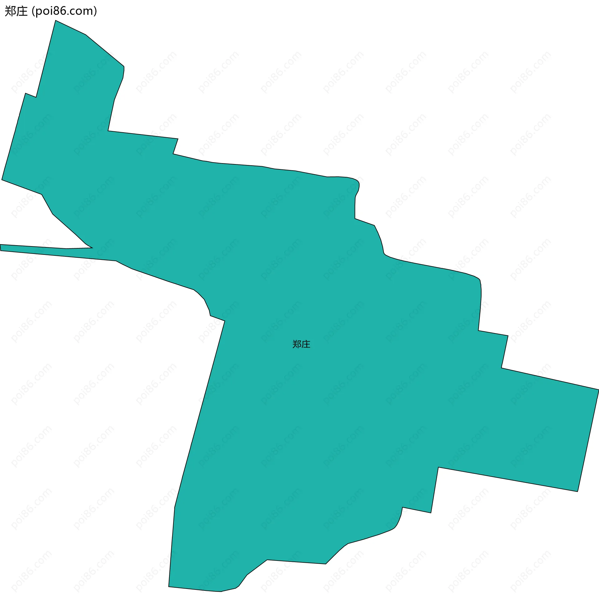 郑庄边界地图
