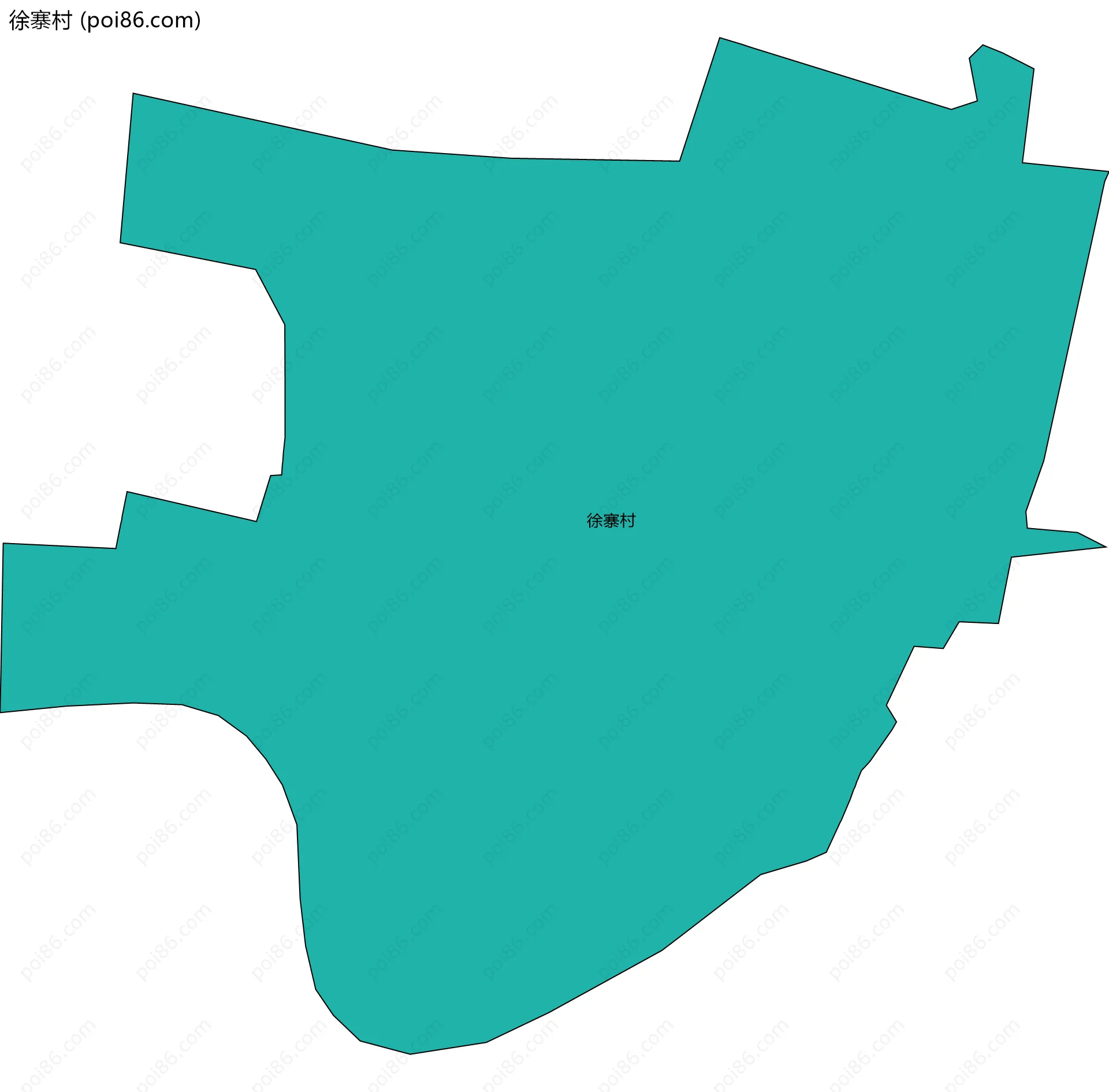 徐寨村边界地图