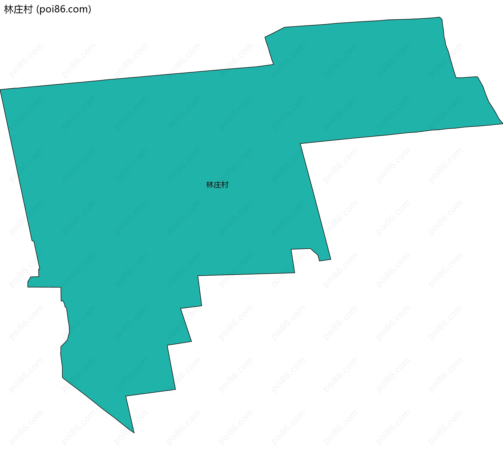林庄村边界地图