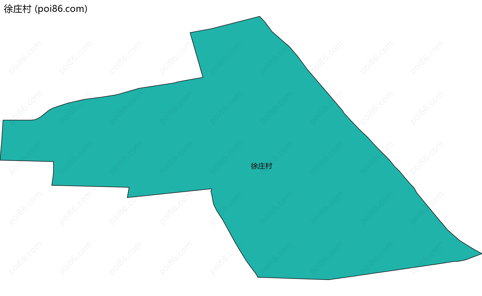 徐庄村边界地图