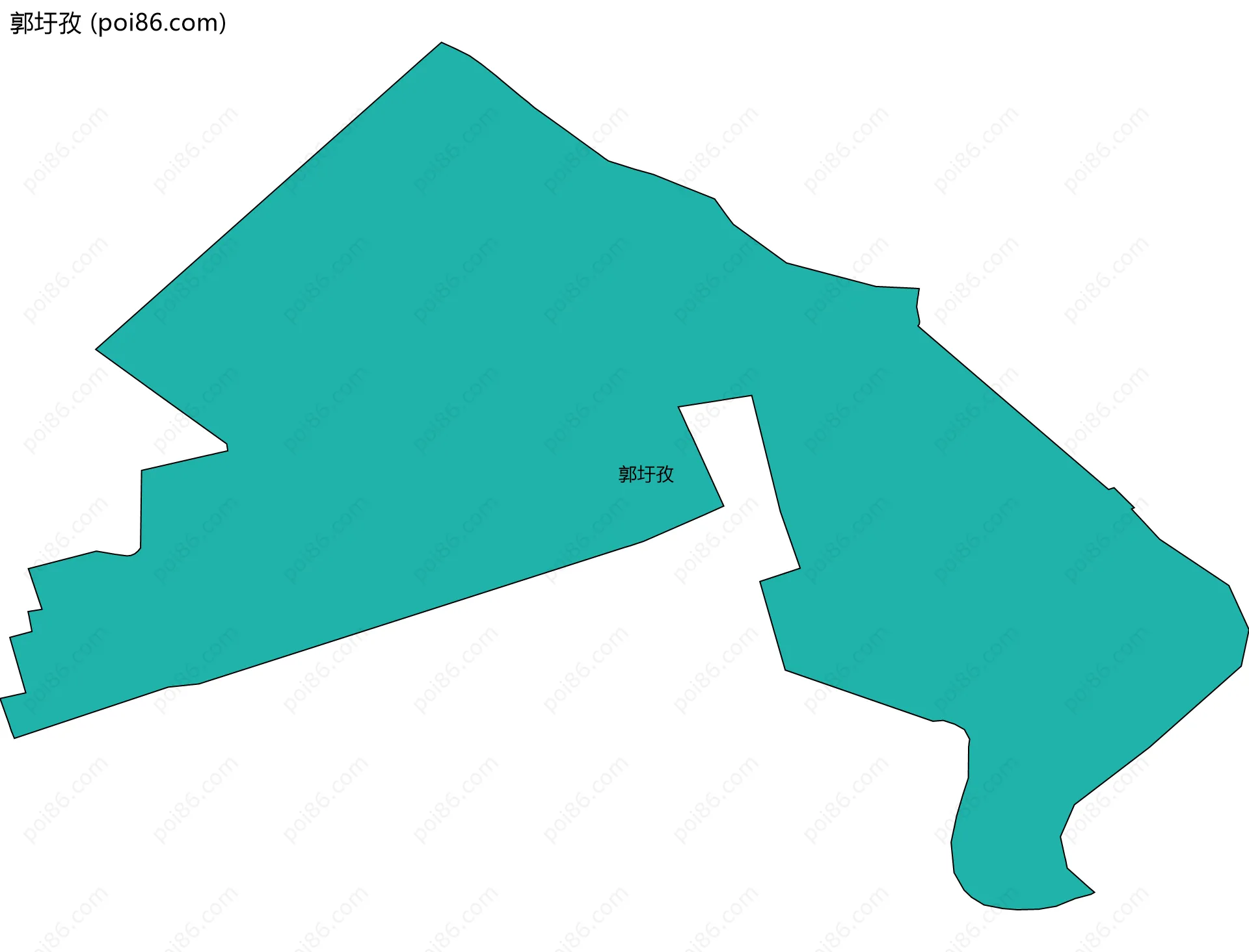 郭圩孜边界地图